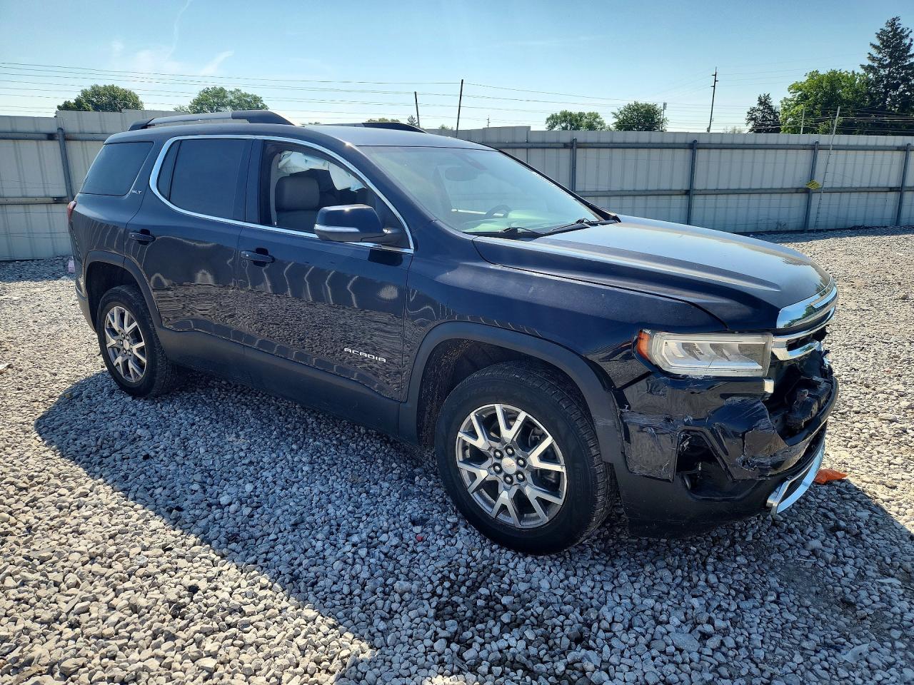 2021 Gmc Acadia Slt Синий vin: 1GKKNML44MZ154975