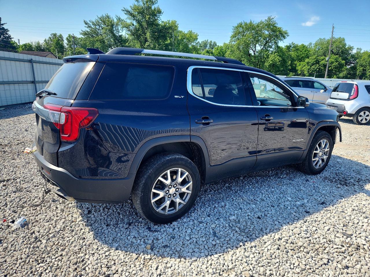 2021 Gmc Acadia Slt Синий vin: 1GKKNML44MZ154975