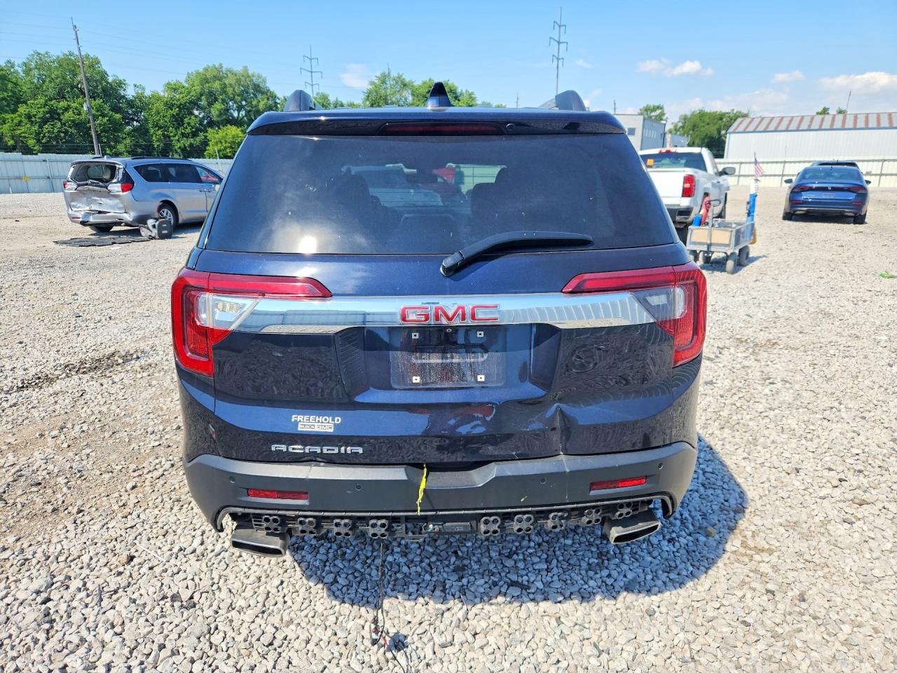 2021 Gmc Acadia Slt Синий vin: 1GKKNML44MZ154975