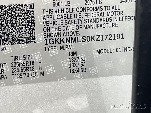 2019 Gmc Acadia Slt Неизвестно vin: 1GKKNMLS0KZ172191