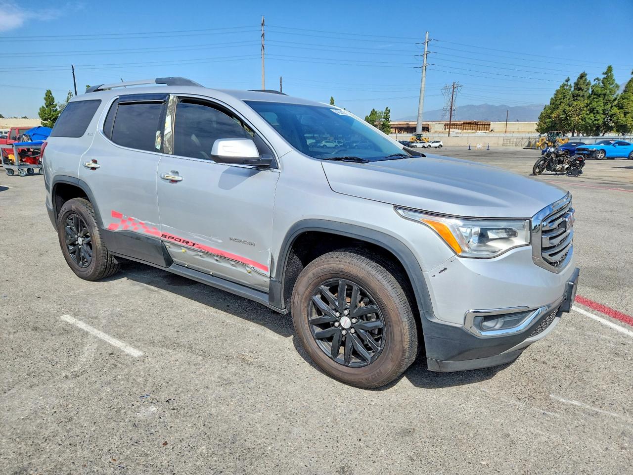 2019 Gmc Acadia Slt-1 Silver vin: 1GKKNMLS0KZ172191
