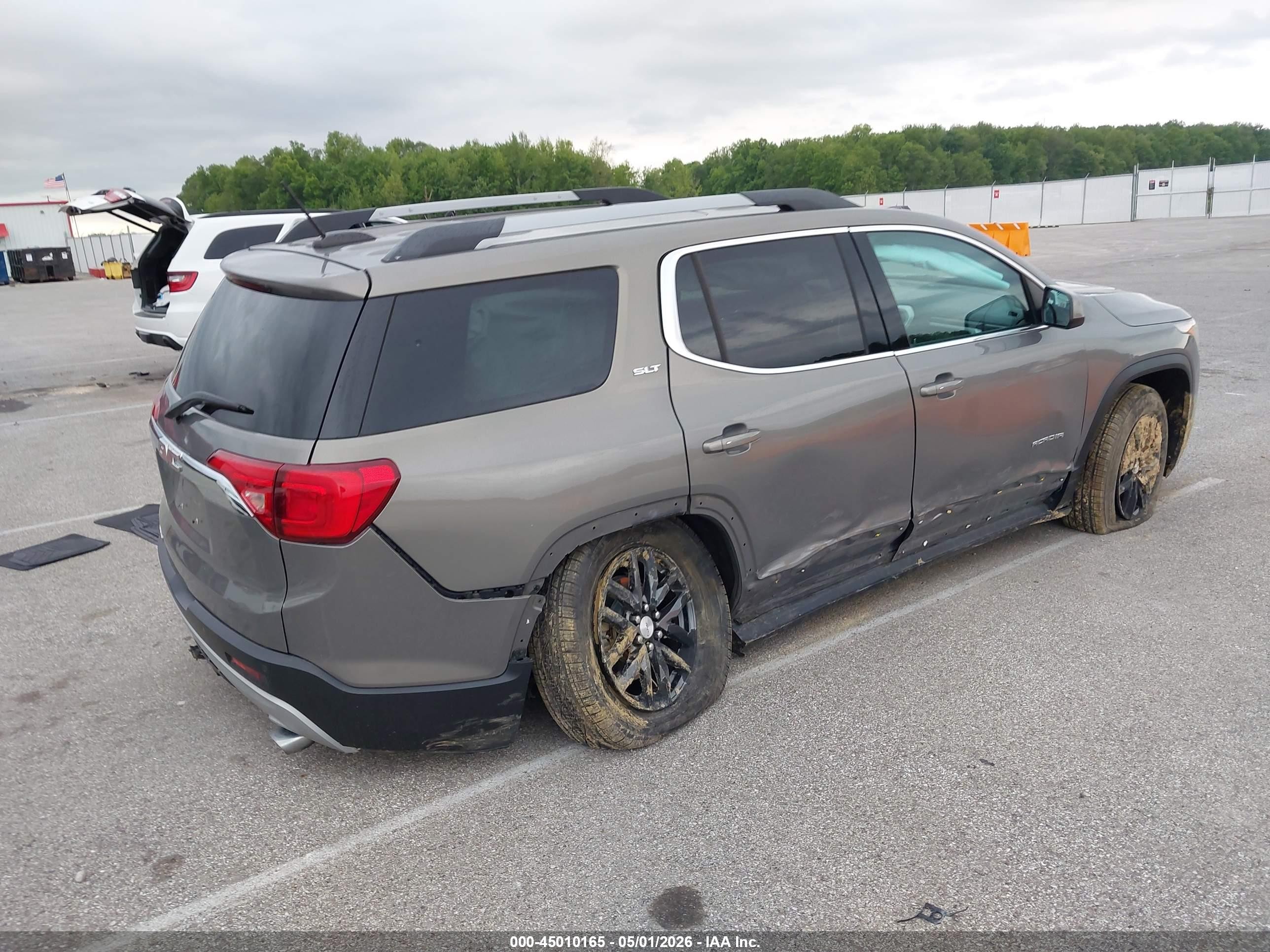 2019 Gmc Acadia Slt-1 Gray vin: 1GKKNMLS1KZ166769
