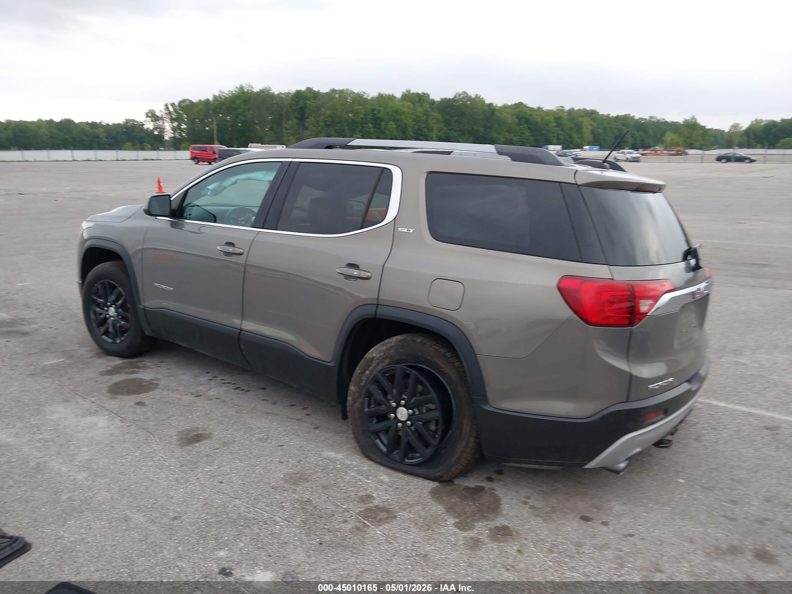 2019 Gmc Acadia Slt-1 Gray vin: 1GKKNMLS1KZ166769