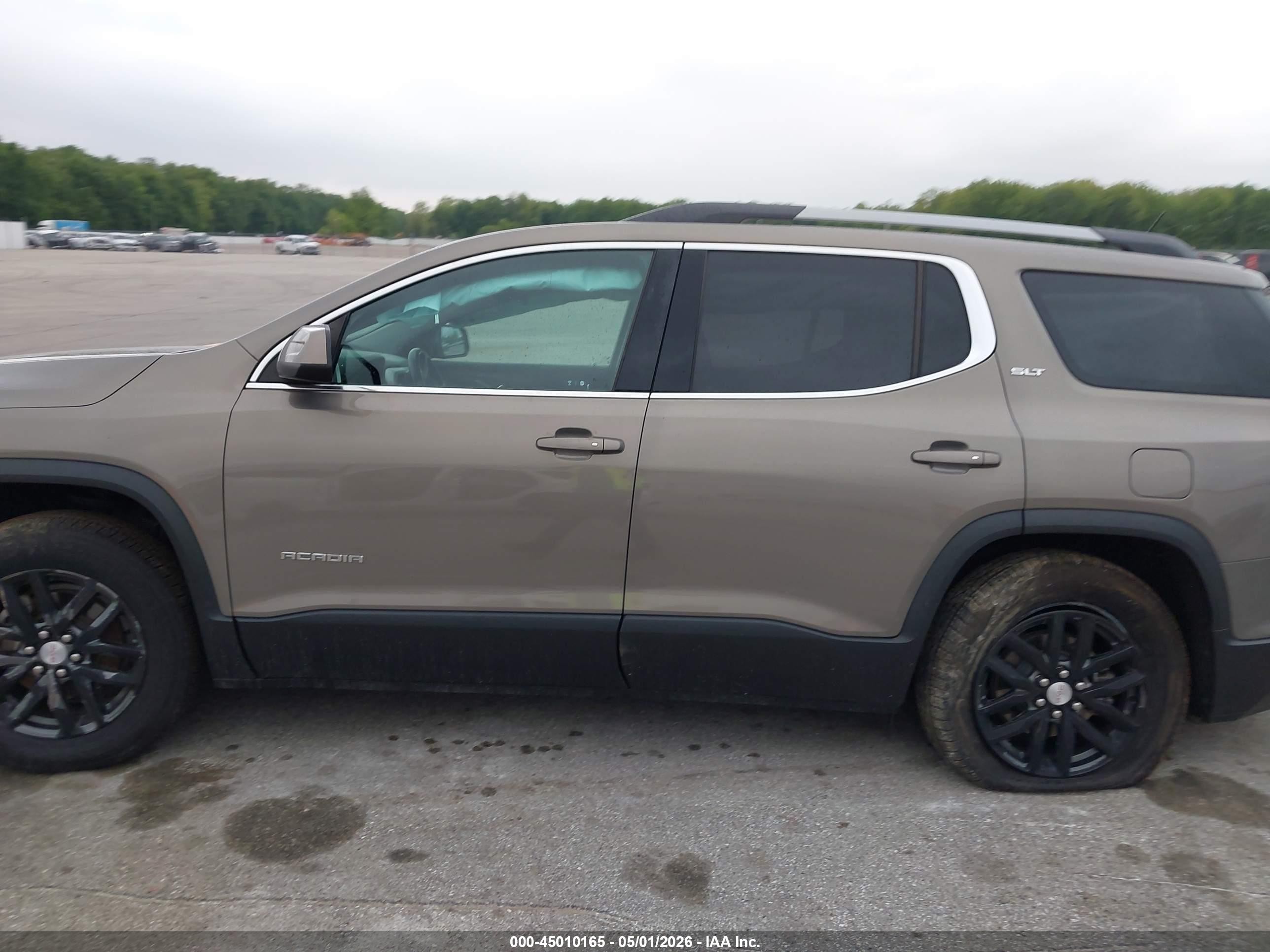 2019 Gmc Acadia Slt-1 Gray vin: 1GKKNMLS1KZ166769
