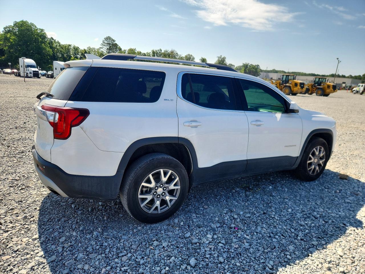 2020 Gmc Acadia Slt White vin: 1GKKNMLS1LZ137287