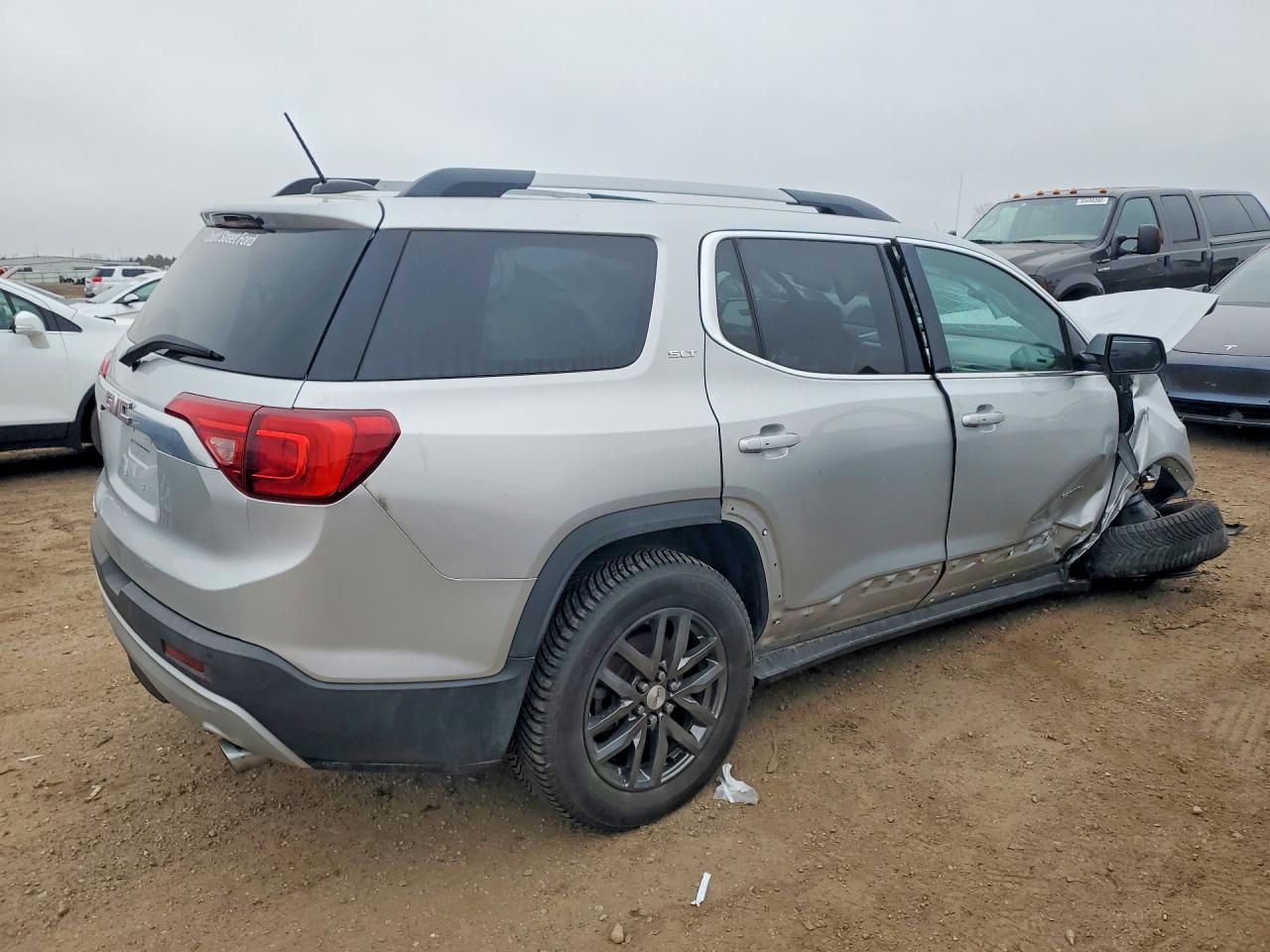 2017 Gmc Acadia Slt 1 Silver vin: 1GKKNMLS2HZ284676