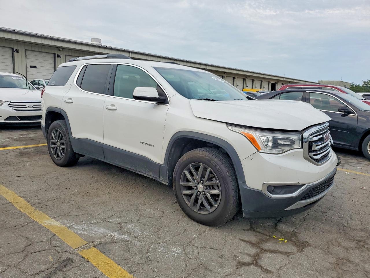 2018 Gmc Acadia Slt-1 White vin: 1GKKNMLS2JZ249593