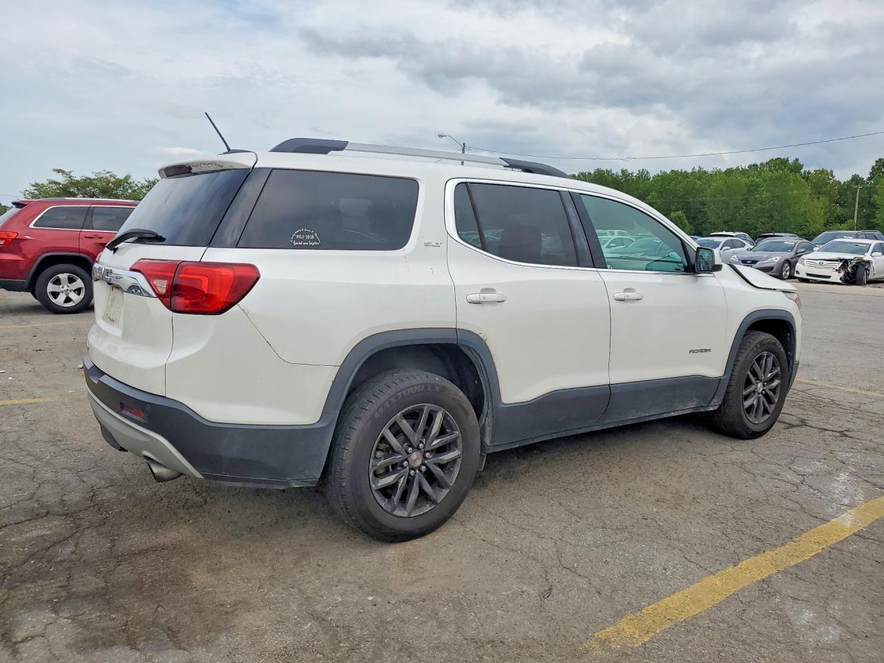 2018 Gmc Acadia Slt-1 White vin: 1GKKNMLS2JZ249593