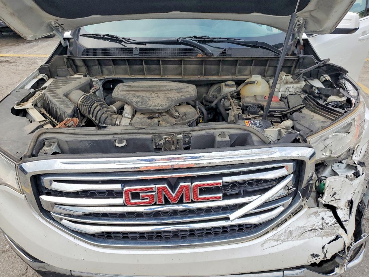 2018 Gmc Acadia Slt-1 White vin: 1GKKNMLS2JZ249593