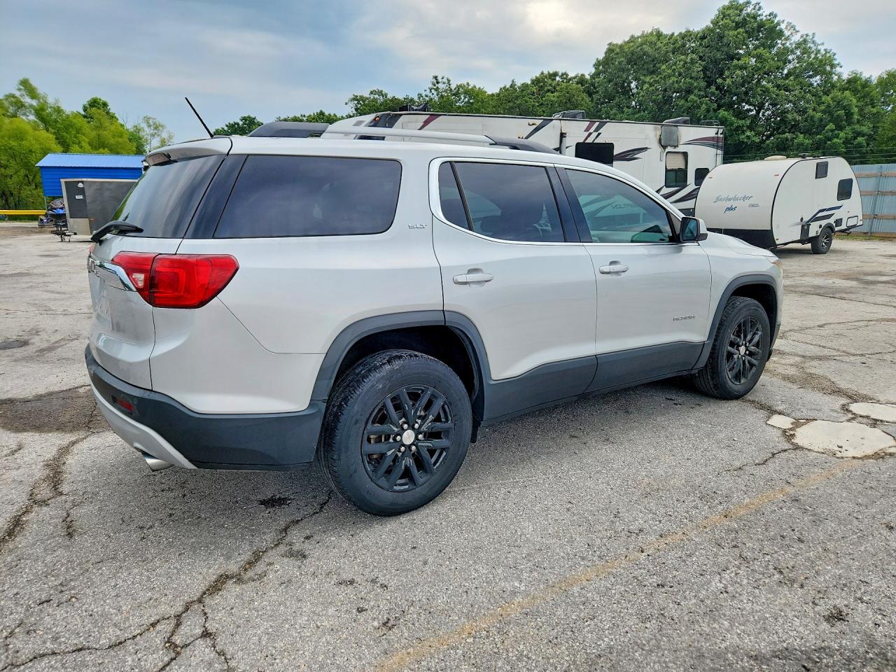 2019 Gmc Acadia Slt-1 Серебряный vin: 1GKKNMLS2KZ151648