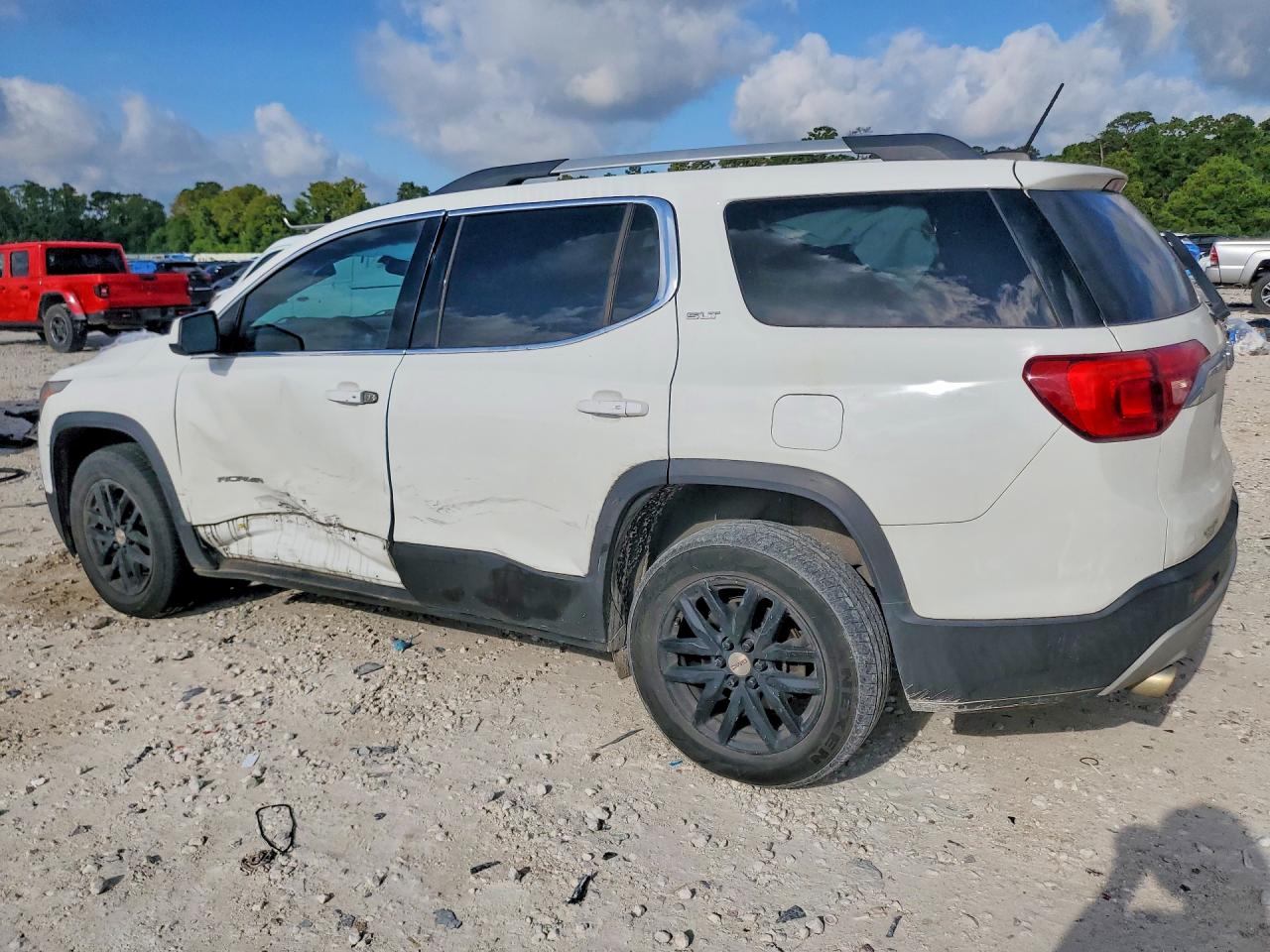 2018 Gmc Acadia Slt-1 White vin: 1GKKNMLS3JZ203769