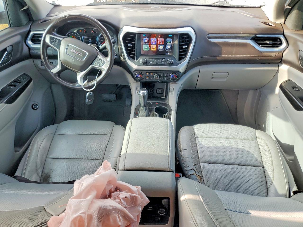 2018 Gmc Acadia Slt-1 White vin: 1GKKNMLS3JZ203769
