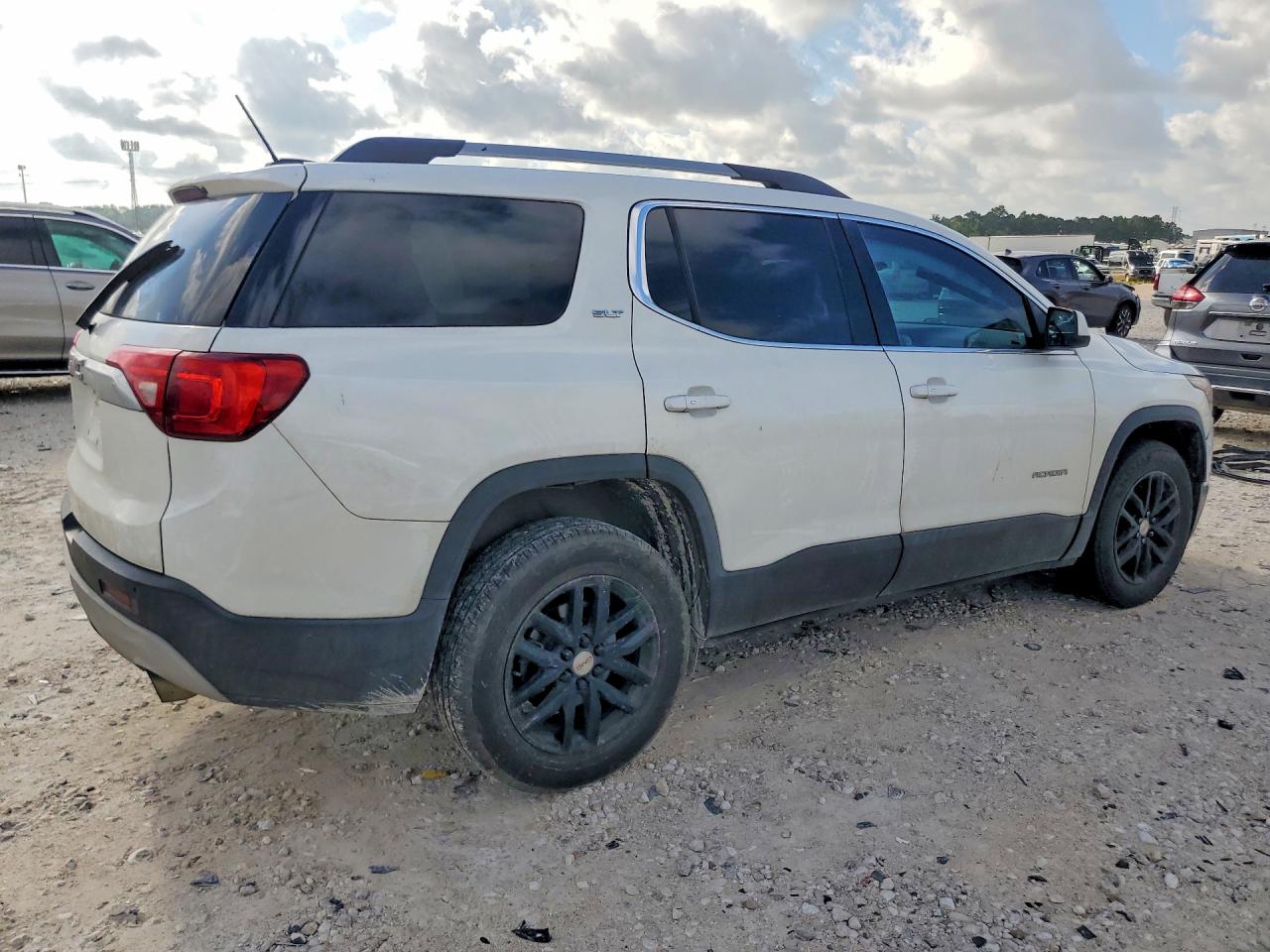 2018 Gmc Acadia Slt-1 White vin: 1GKKNMLS3JZ203769