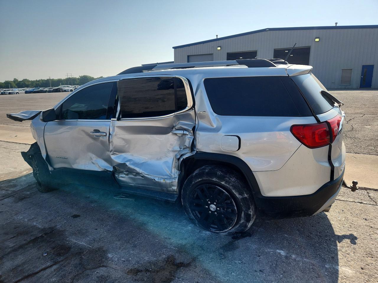 2018 Gmc Acadia Slt-1 Silver vin: 1GKKNMLS3JZ247951