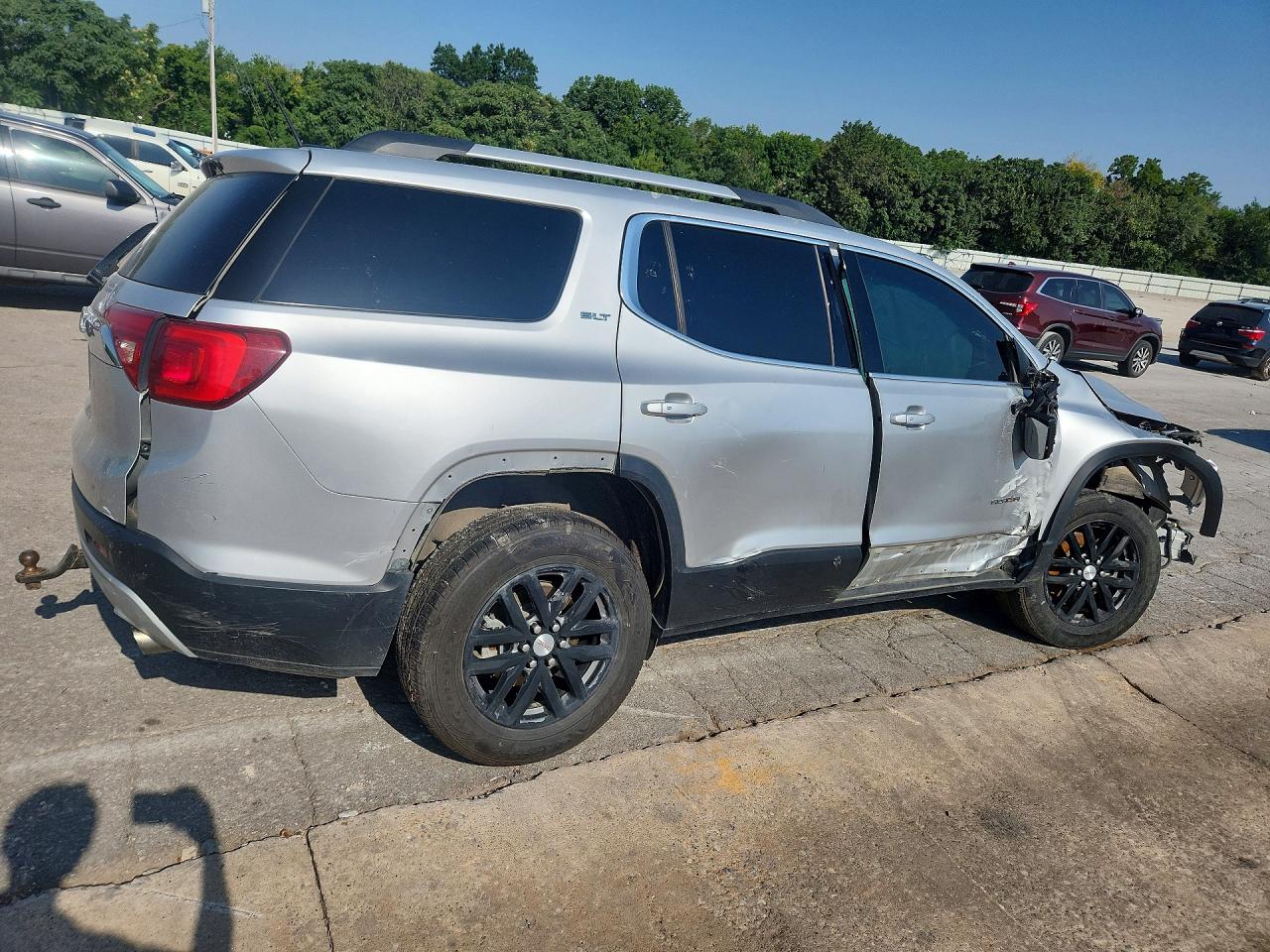 2018 Gmc Acadia Slt-1 Silver vin: 1GKKNMLS3JZ247951