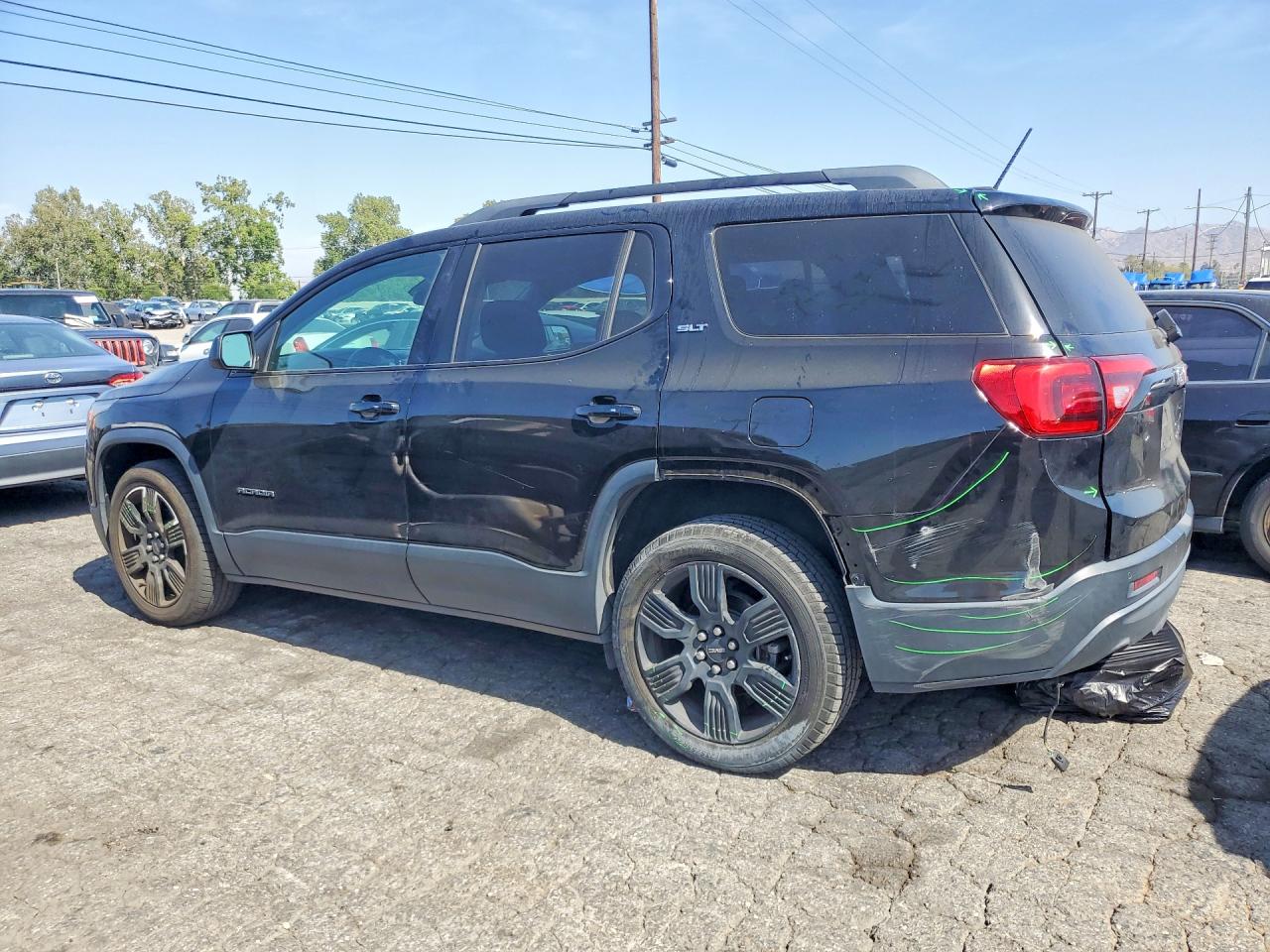 2019 Gmc Acadia Slt-1 Black vin: 1GKKNMLS3KZ262886
