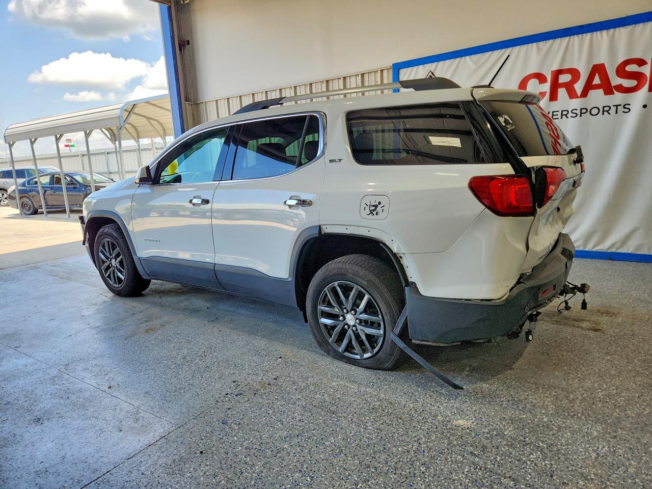 2019 Gmc Acadia Slt-1 Белый vin: 1GKKNMLS3KZ276982