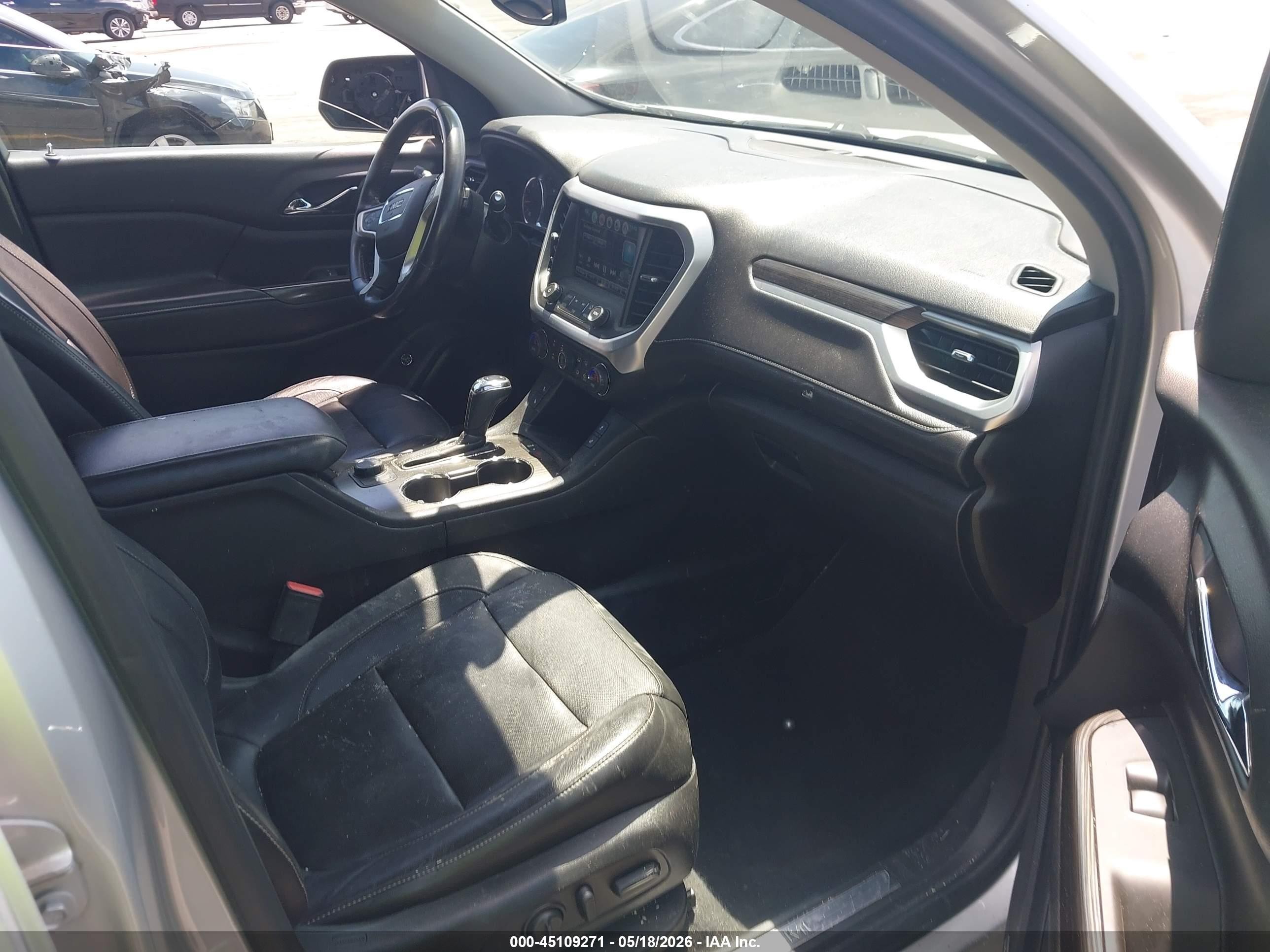 2018 Gmc Acadia Slt-1 Silver vin: 1GKKNMLS5JZ123843