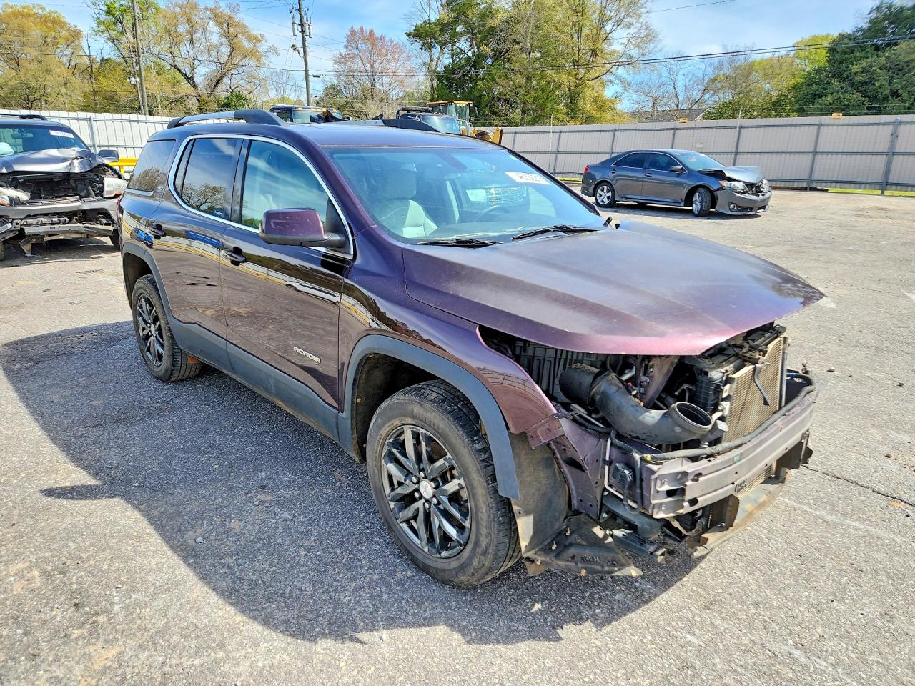 2018 Gmc Acadia Slt-1 Burgundy vin: 1GKKNMLS5JZ166465