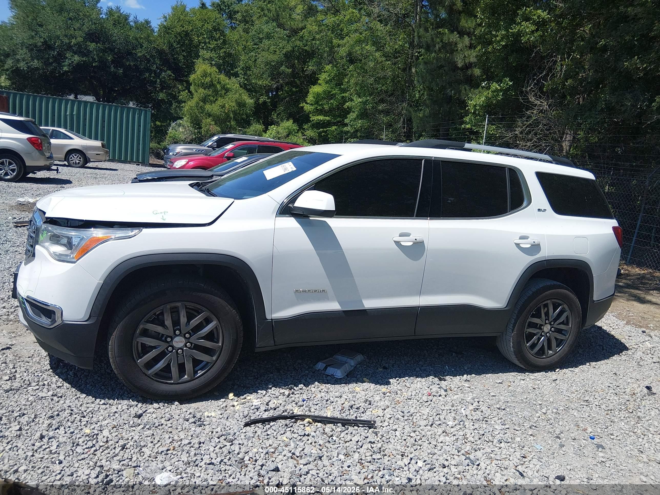 2017 Gmc Acadia Slt-1 Cream vin: 1GKKNMLS6HZ226988