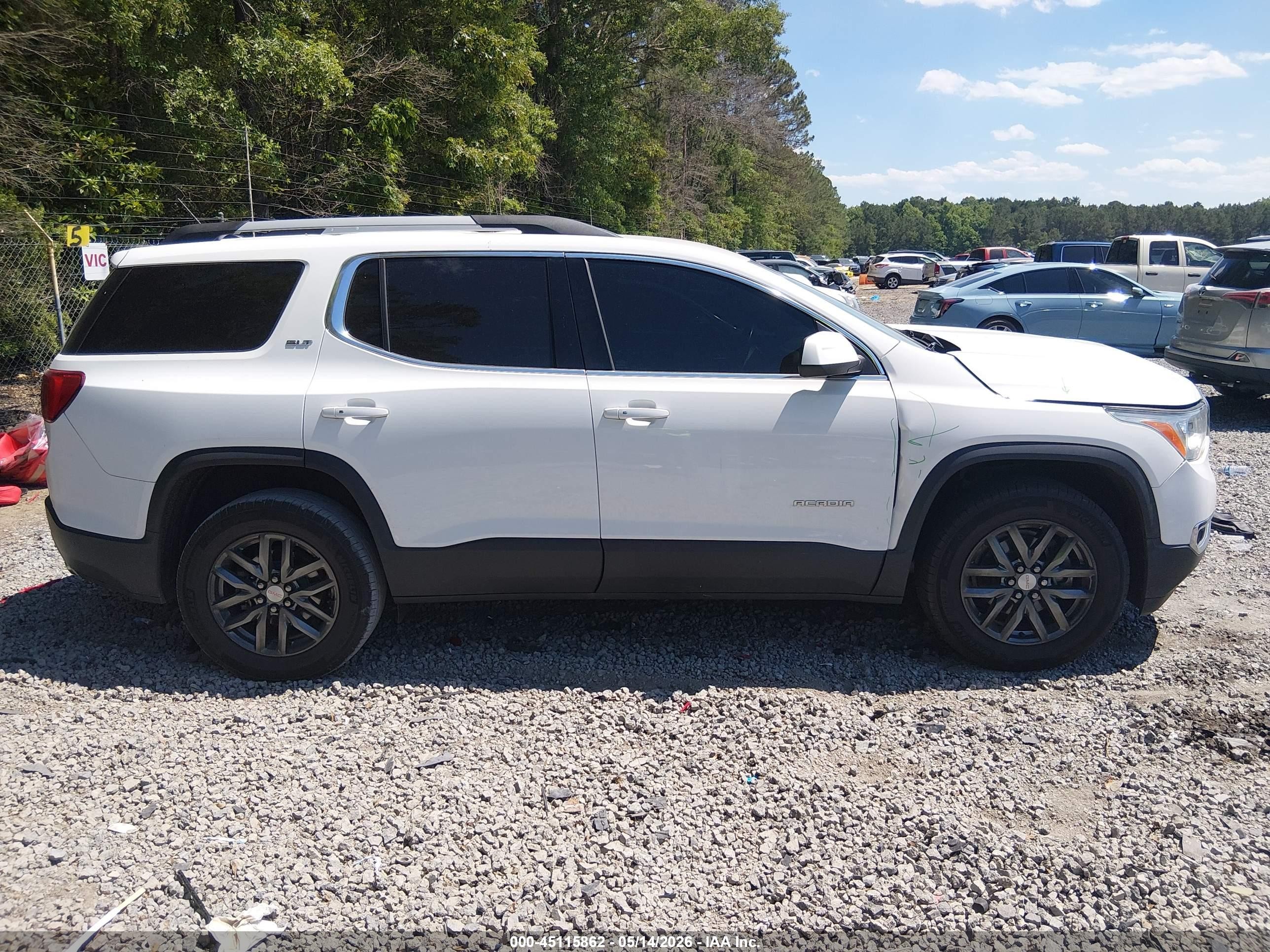 2017 Gmc Acadia Slt-1 Cream vin: 1GKKNMLS6HZ226988