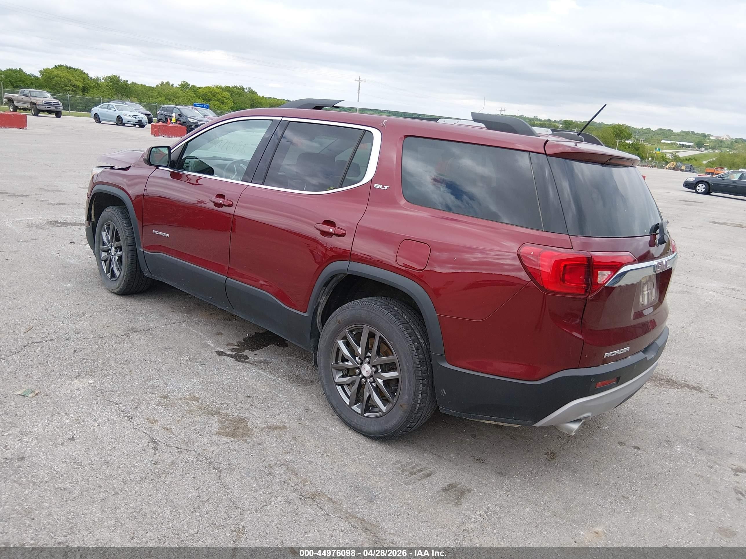 2017 Gmc Acadia Slt-1 Maroon vin: 1GKKNMLS7HZ128438
