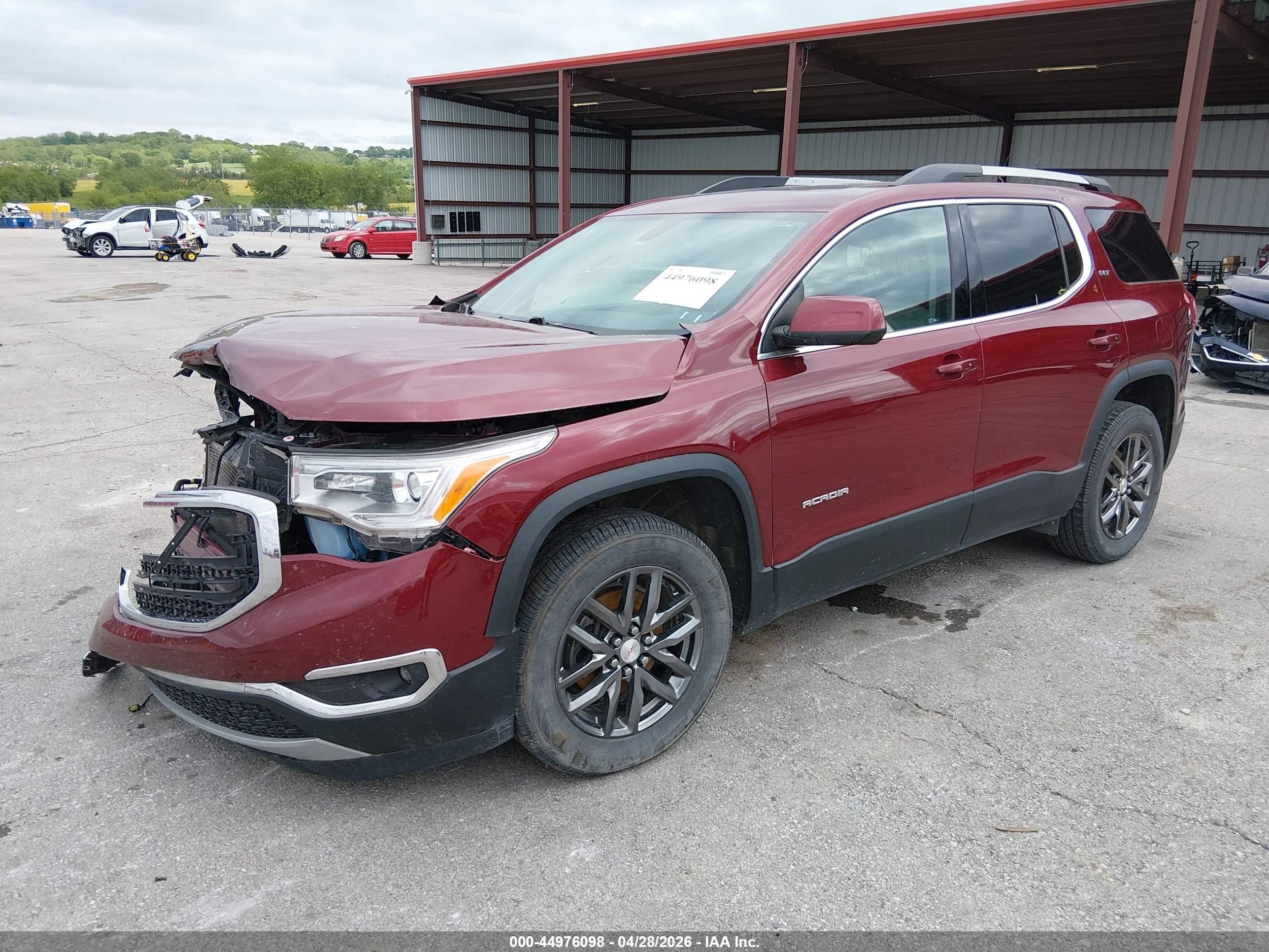 2017 Gmc Acadia Slt-1 Maroon vin: 1GKKNMLS7HZ128438