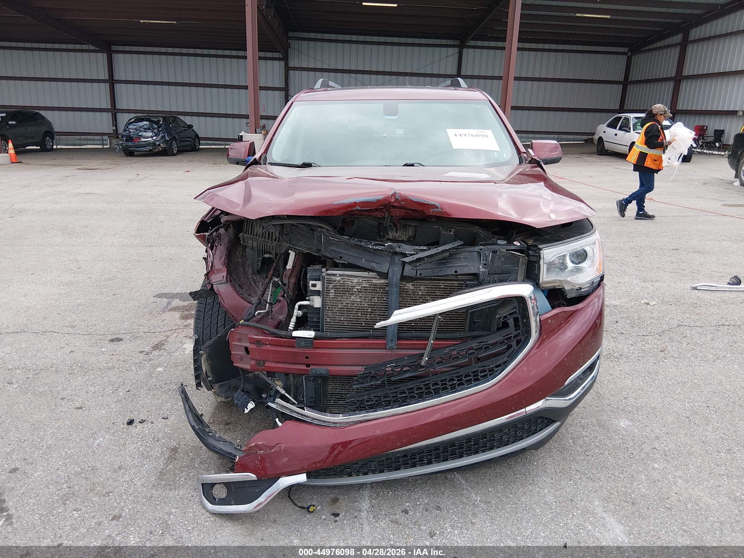 2017 Gmc Acadia Slt-1 Maroon vin: 1GKKNMLS7HZ128438