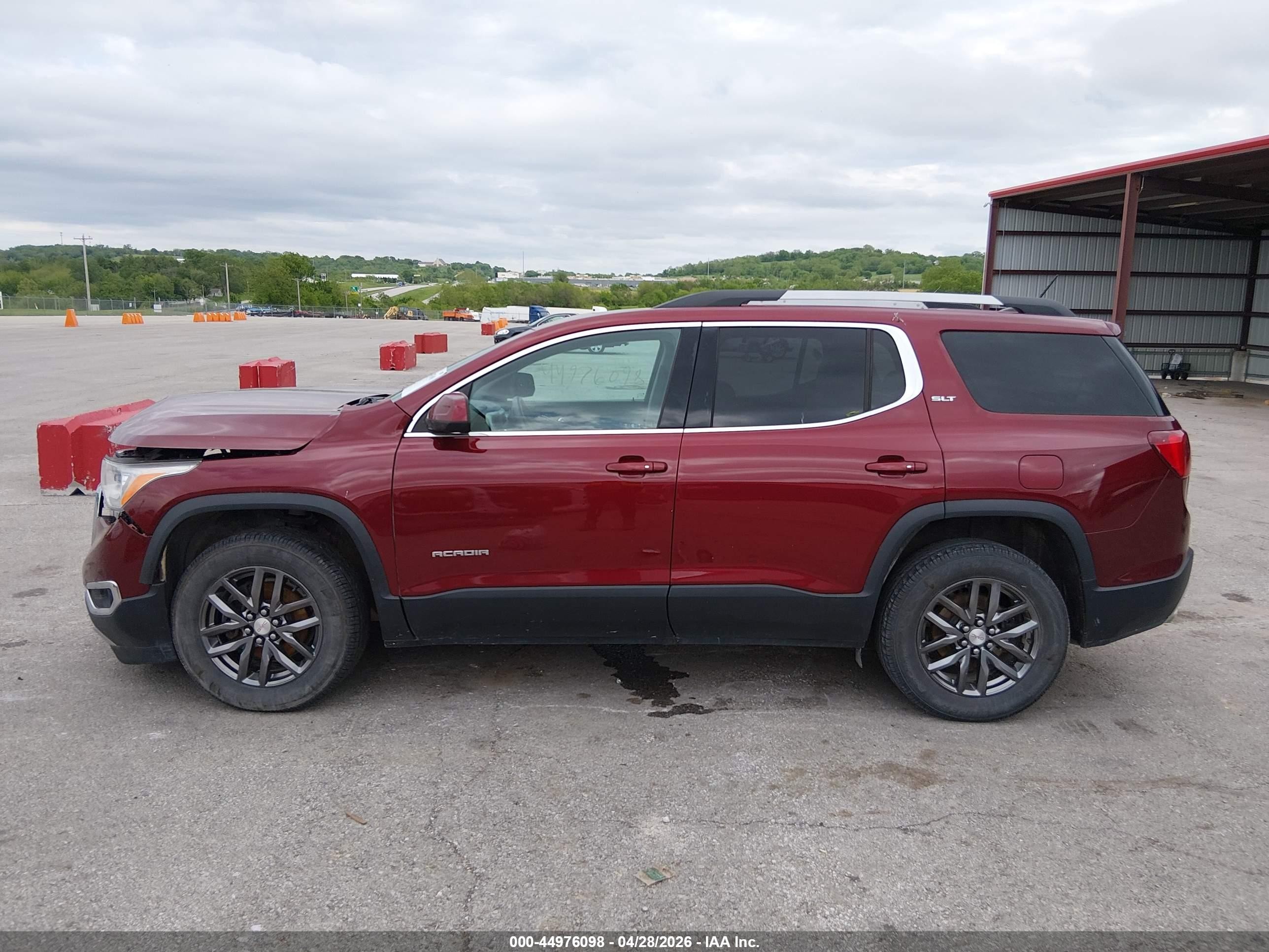 2017 Gmc Acadia Slt-1 Maroon vin: 1GKKNMLS7HZ128438
