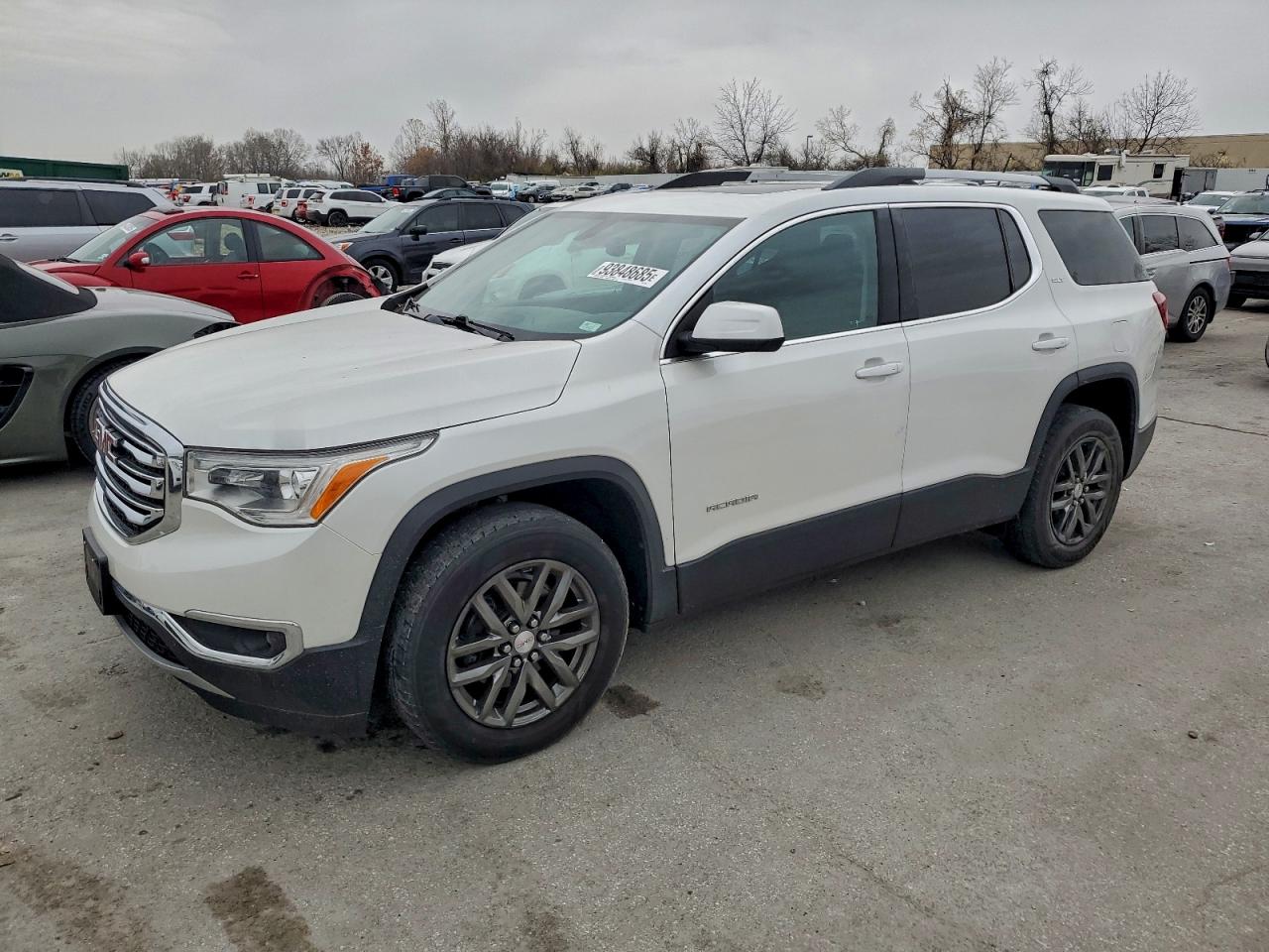 2017 Gmc Acadia Slt-1 White vin: 1GKKNMLS7HZ136037