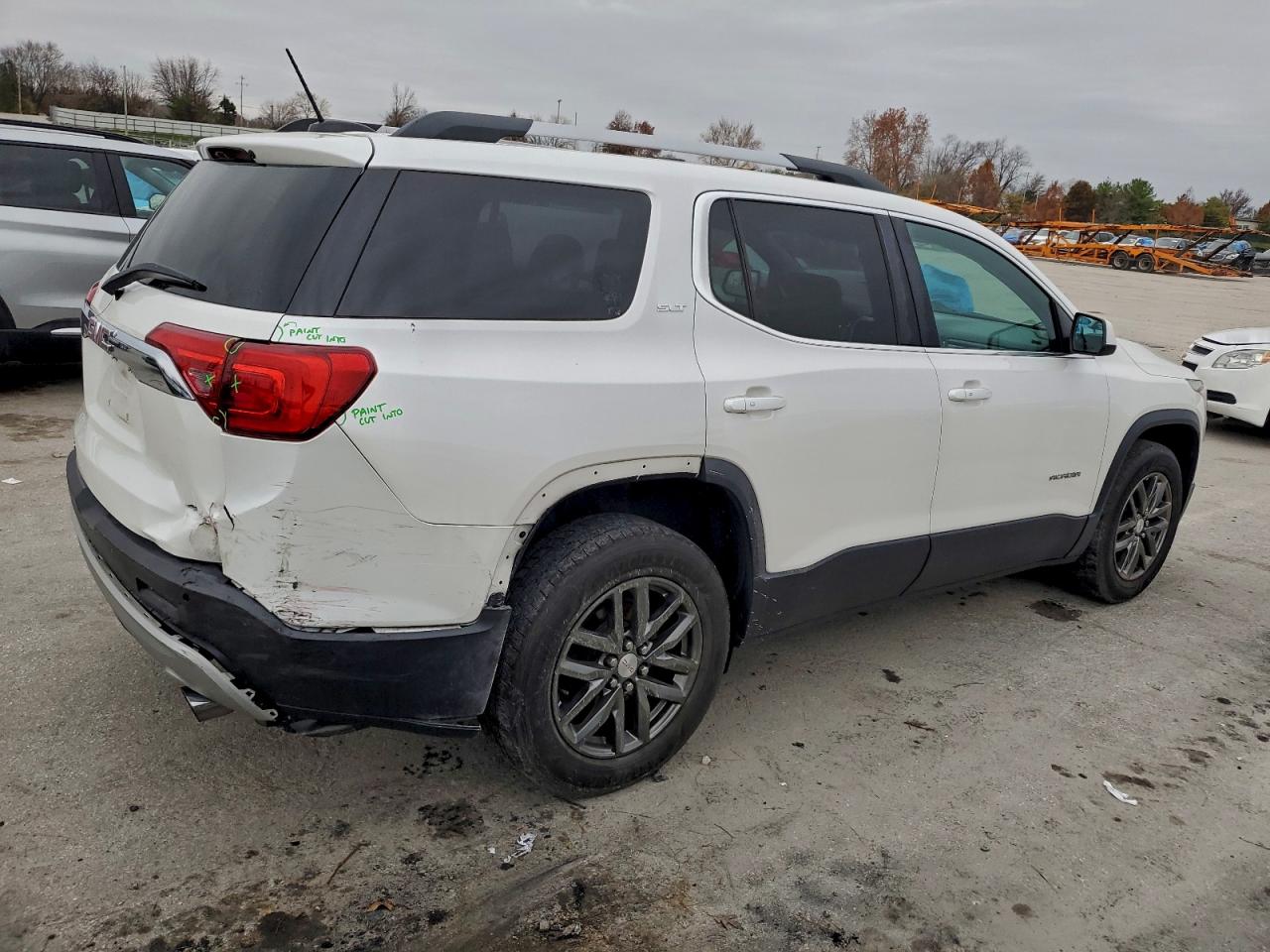2017 Gmc Acadia Slt-1 White vin: 1GKKNMLS7HZ136037