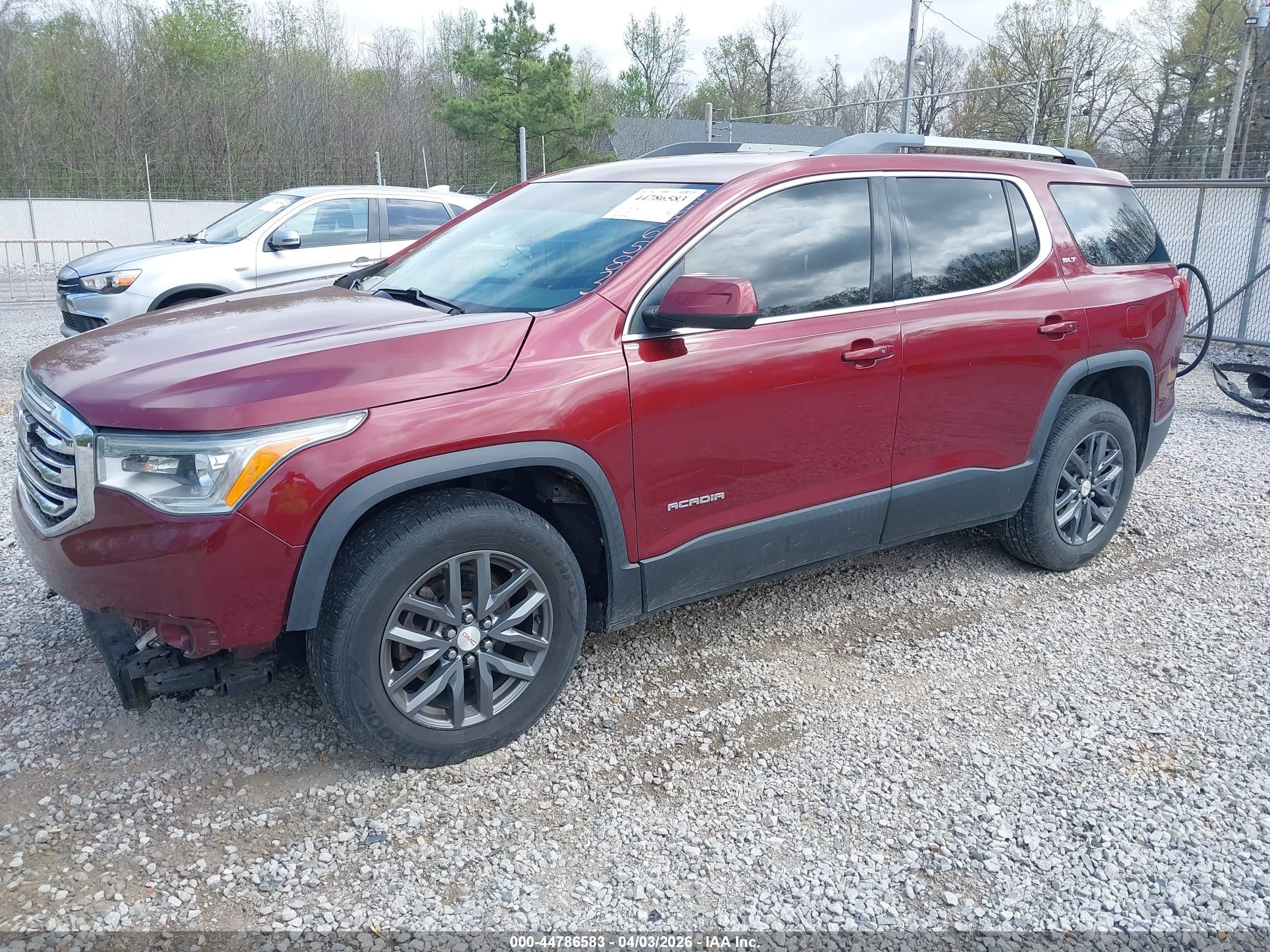 2018 Gmc Acadia Slt-1 Maroon vin: 1GKKNMLS7JZ129093