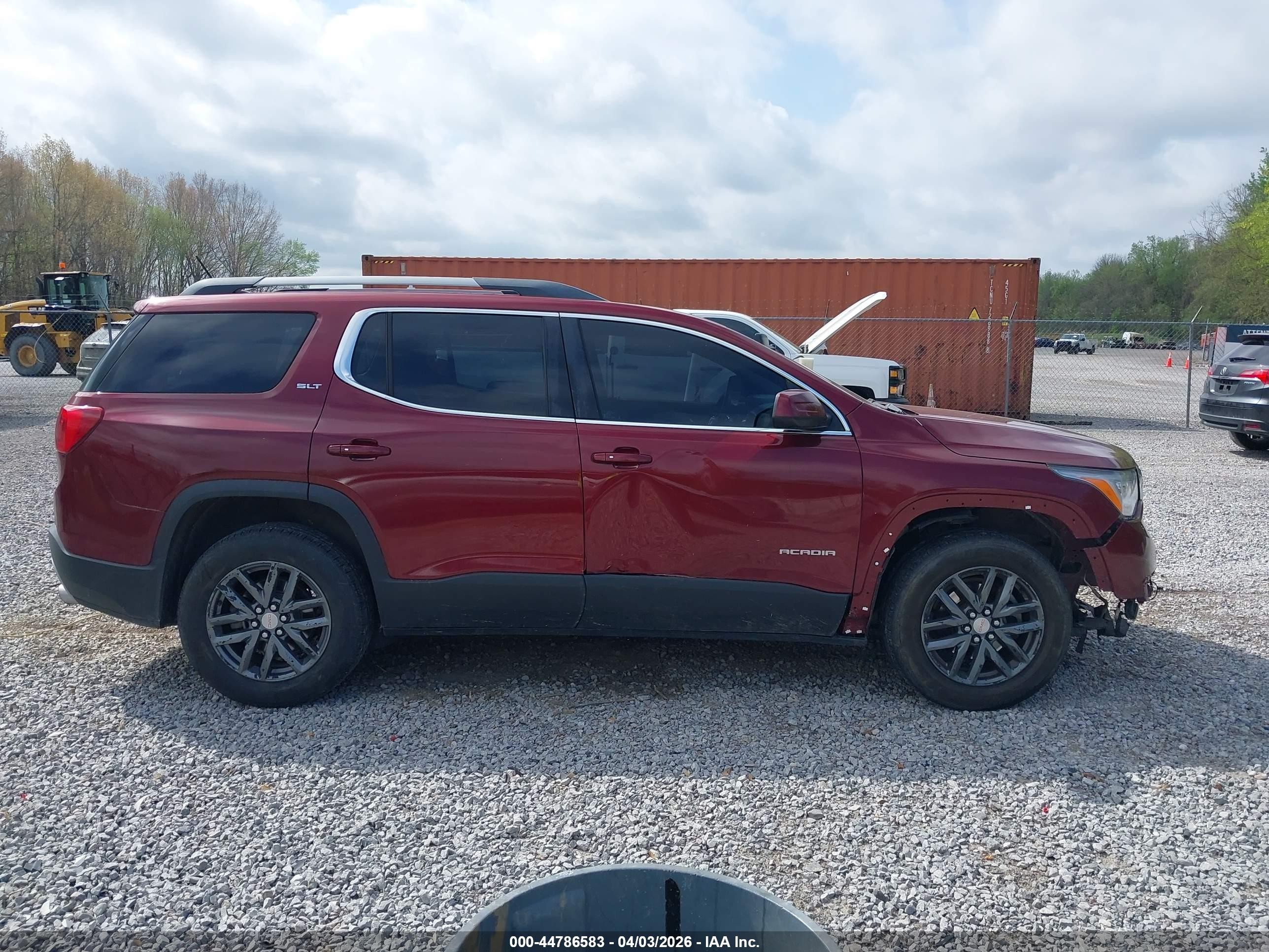 2018 Gmc Acadia Slt-1 Maroon vin: 1GKKNMLS7JZ129093