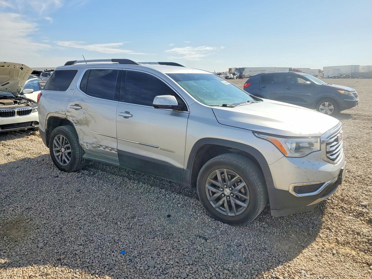 2019 Gmc Acadia Slt-1 Silver vin: 1GKKNMLS7KZ270831