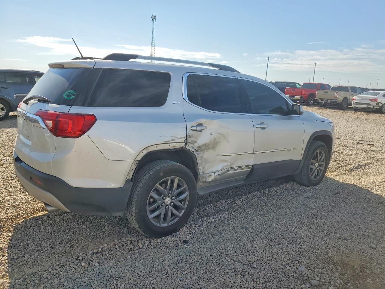 2019 Gmc Acadia Slt-1 Silver vin: 1GKKNMLS7KZ270831