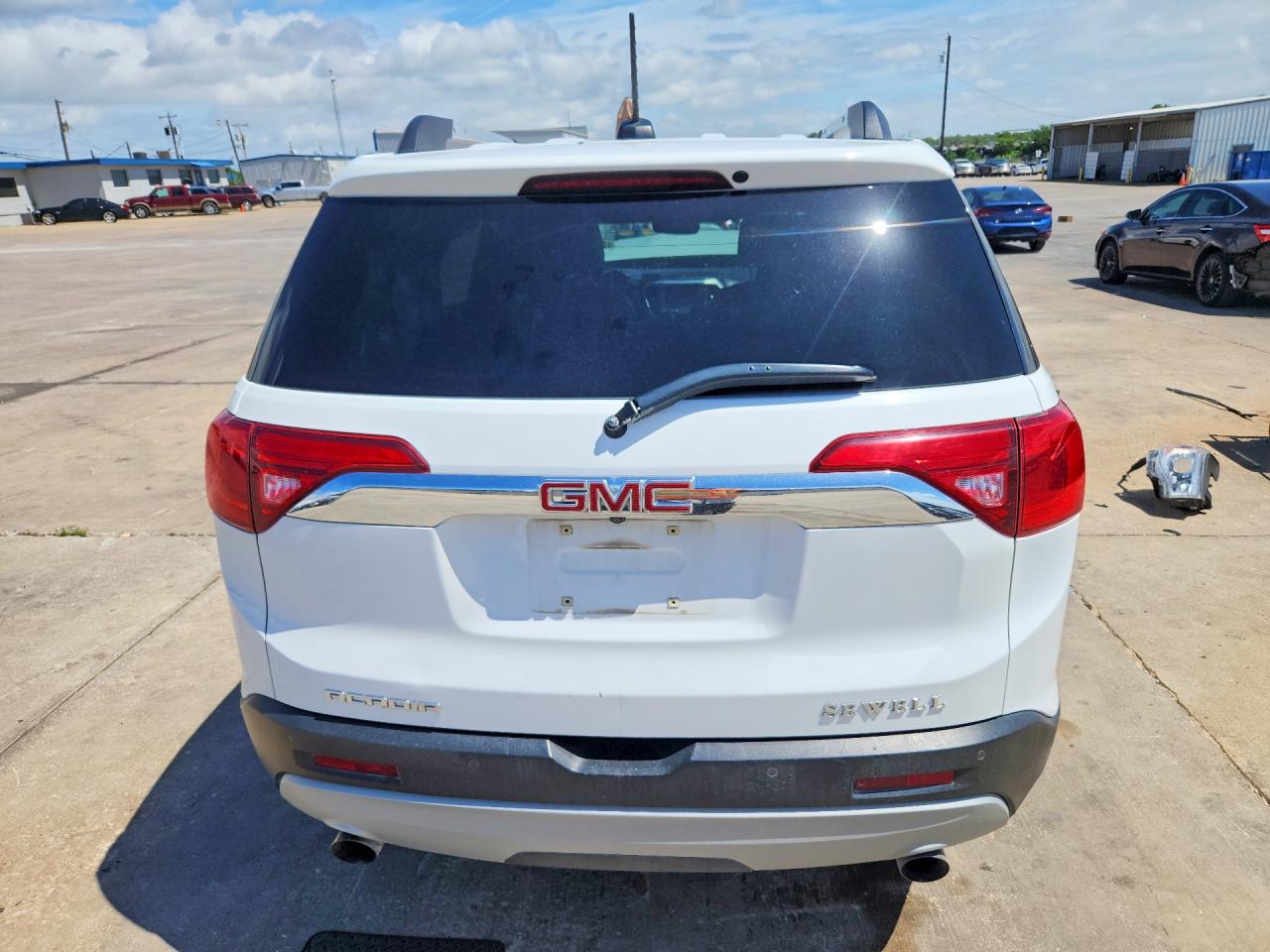 2019 Gmc Acadia Slt-1 White vin: 1GKKNMLS7KZ283403