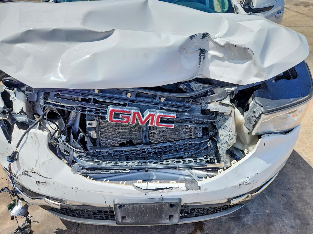 2019 Gmc Acadia Slt-1 White vin: 1GKKNMLS7KZ283403