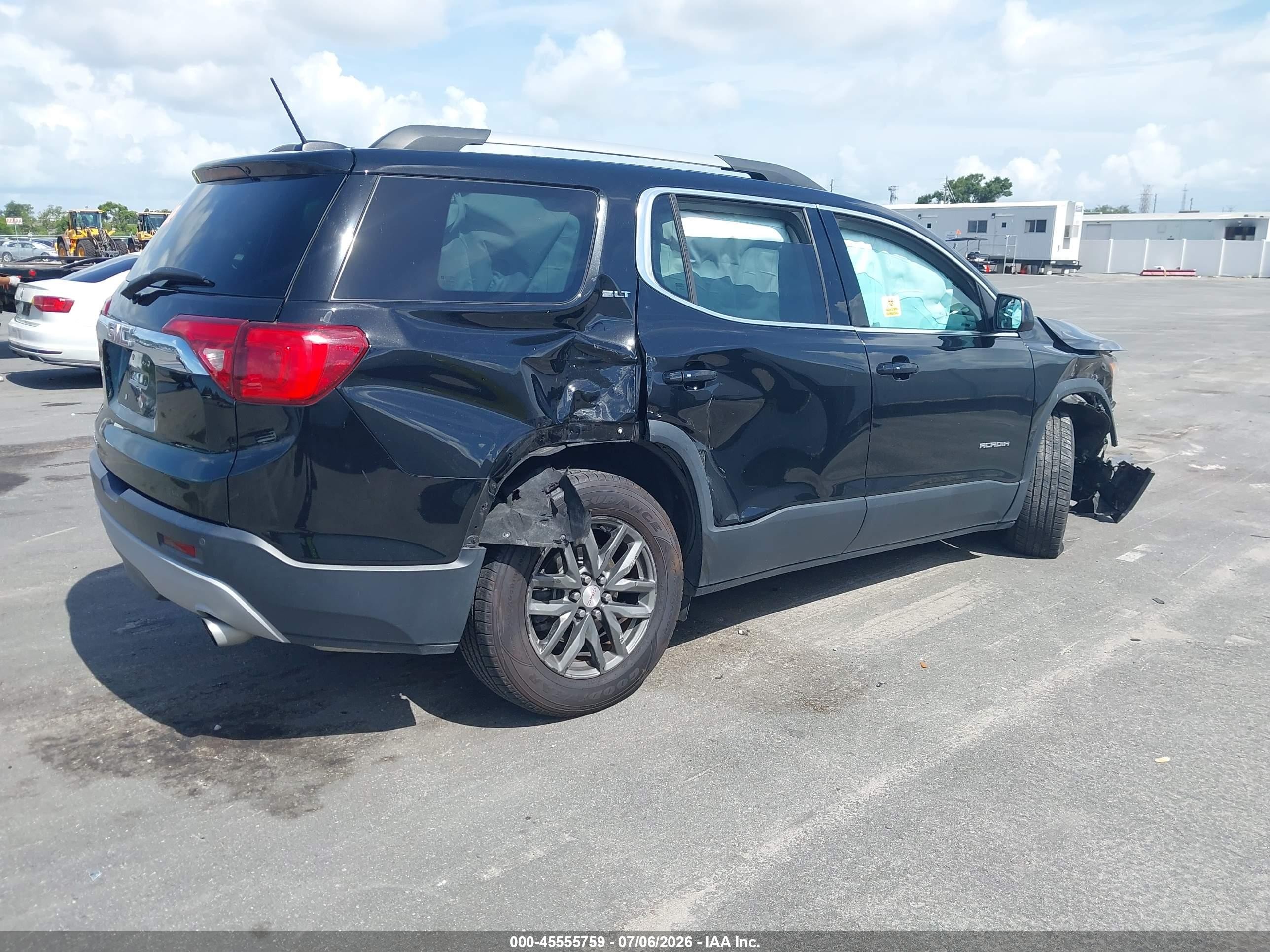 2018 Gmc Acadia Slt-1 White vin: 1GKKNMLS8JZ200124