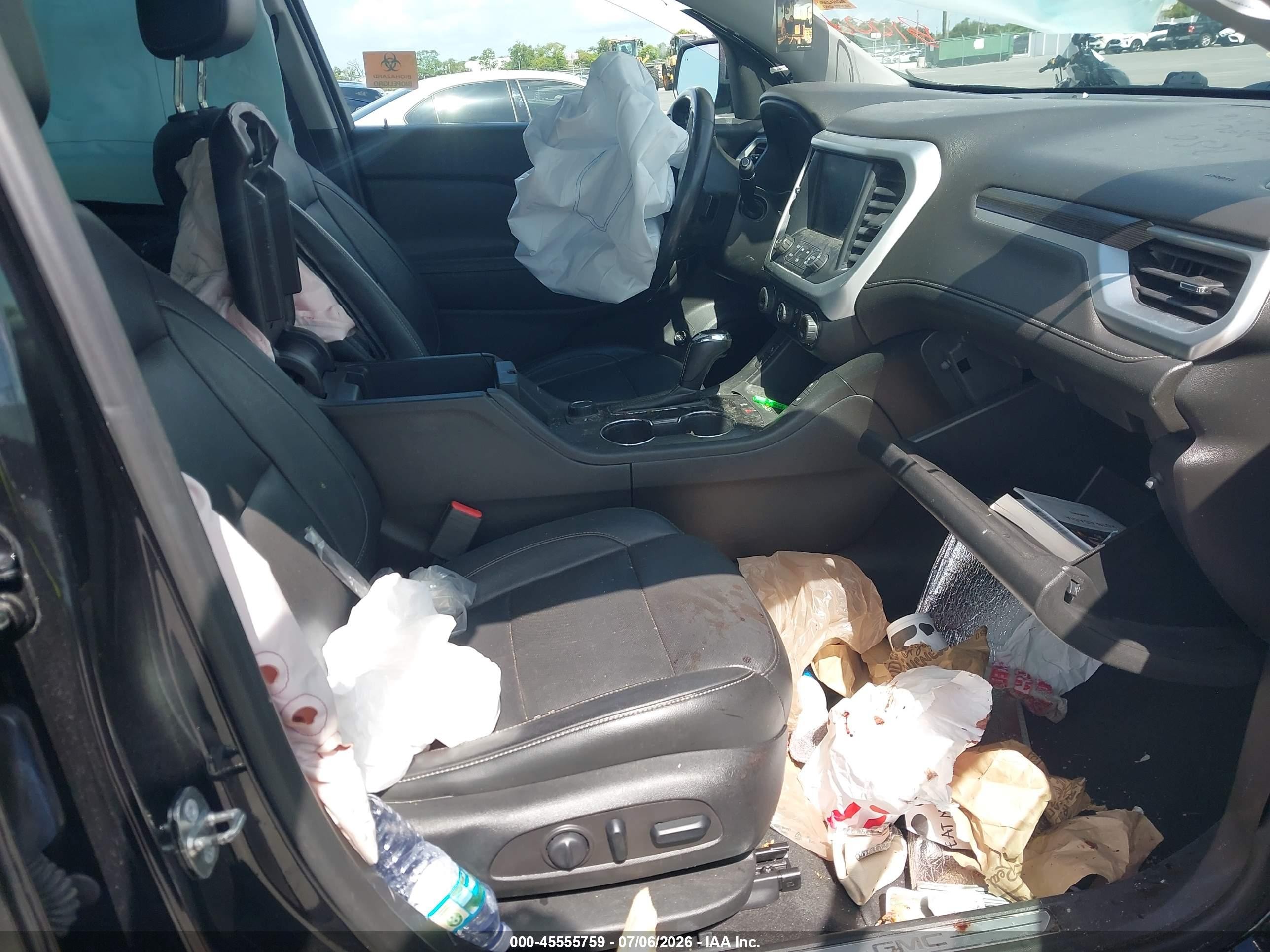 2018 Gmc Acadia Slt-1 White vin: 1GKKNMLS8JZ200124