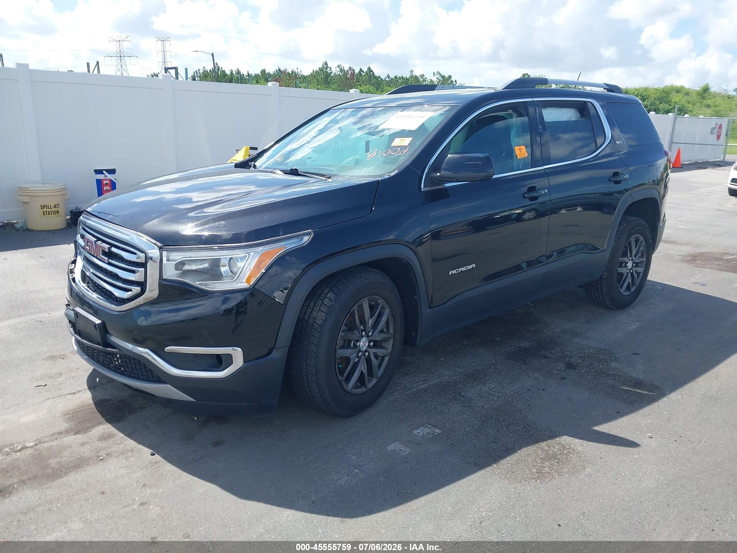 2018 Gmc Acadia Slt-1 White vin: 1GKKNMLS8JZ200124