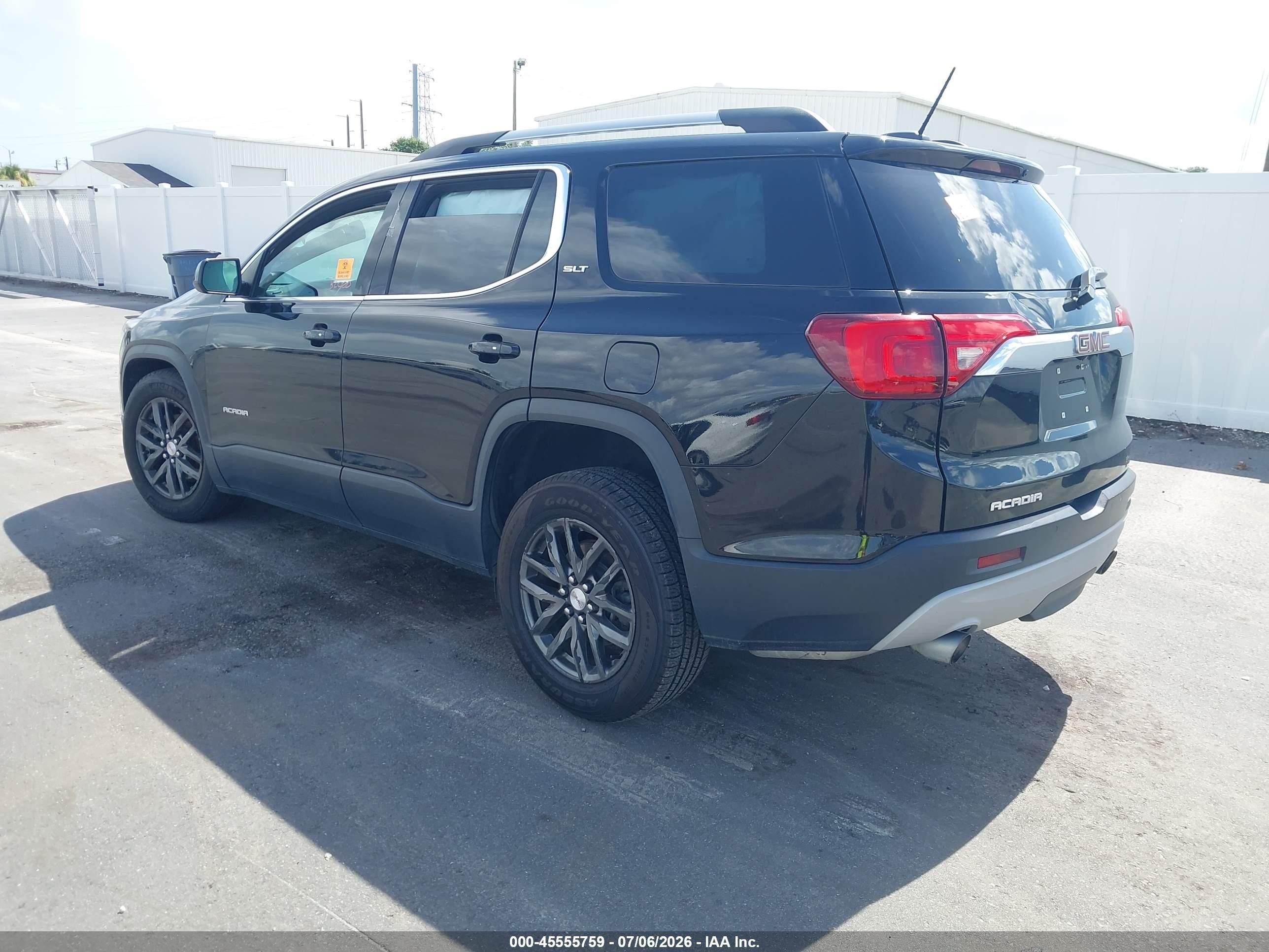 2018 Gmc Acadia Slt-1 White vin: 1GKKNMLS8JZ200124