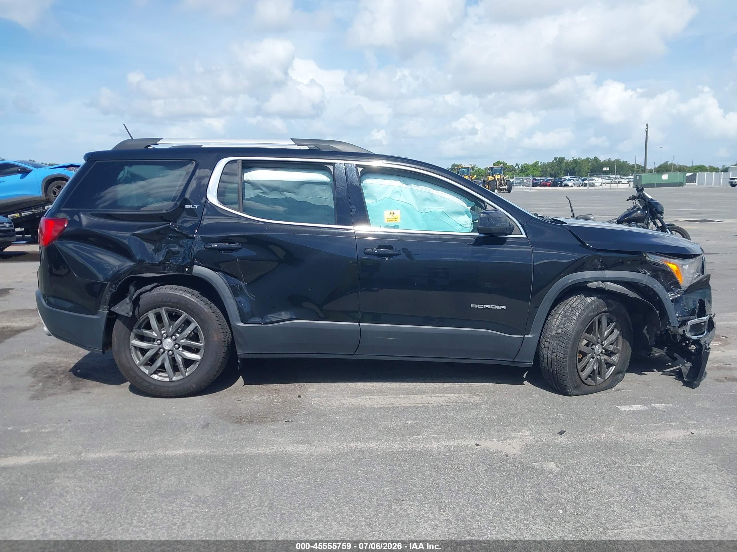 2018 Gmc Acadia Slt-1 White vin: 1GKKNMLS8JZ200124