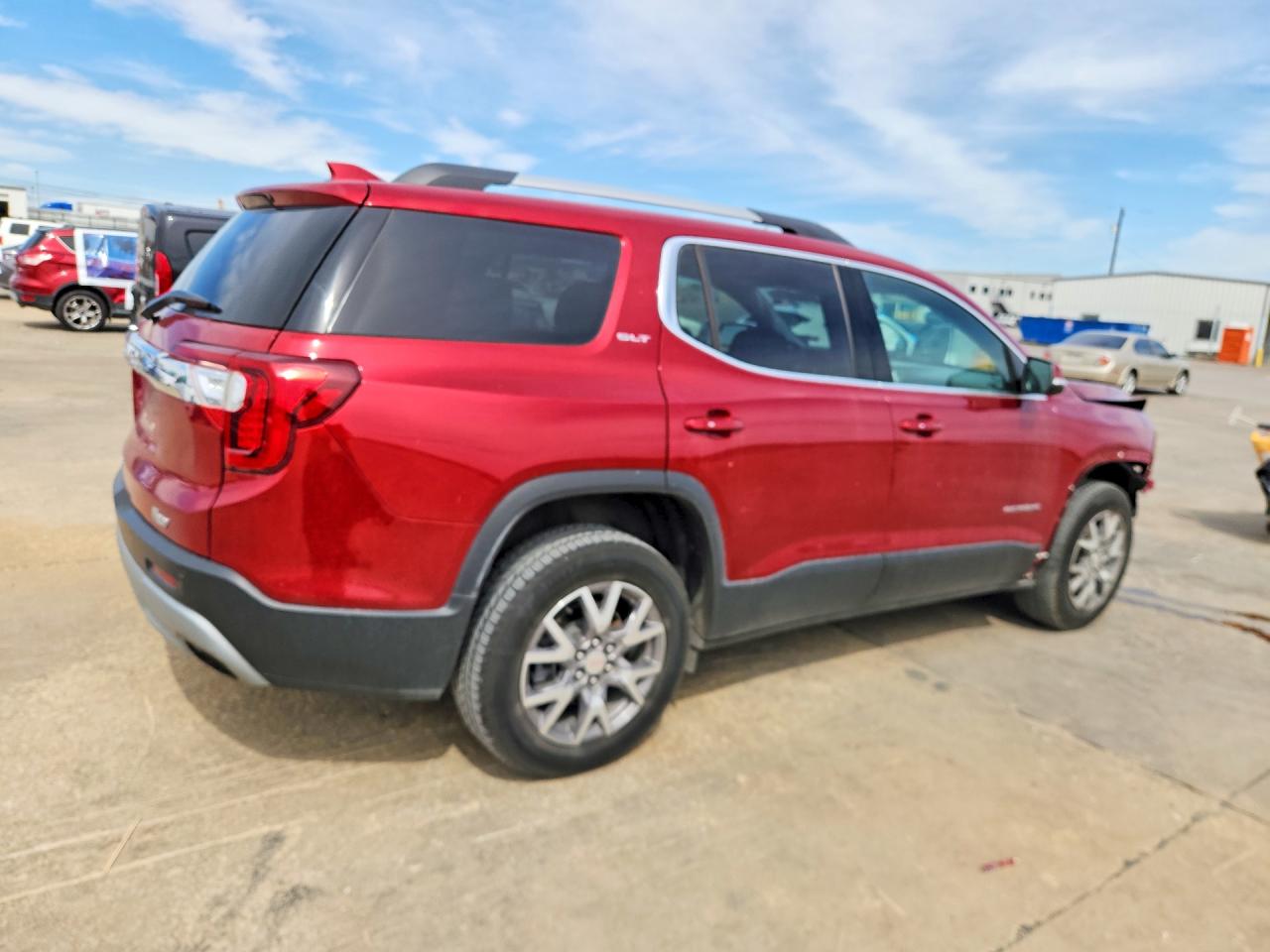 2021 Gmc Acadia Slt Red vin: 1GKKNMLSXMZ233629