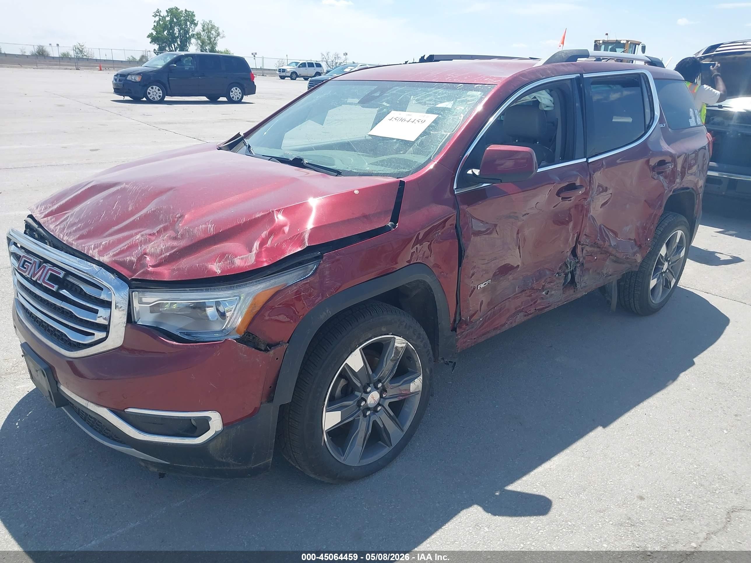 2017 Gmc Acadia Slt-2 Красный vin: 1GKKNNLSXHZ289193