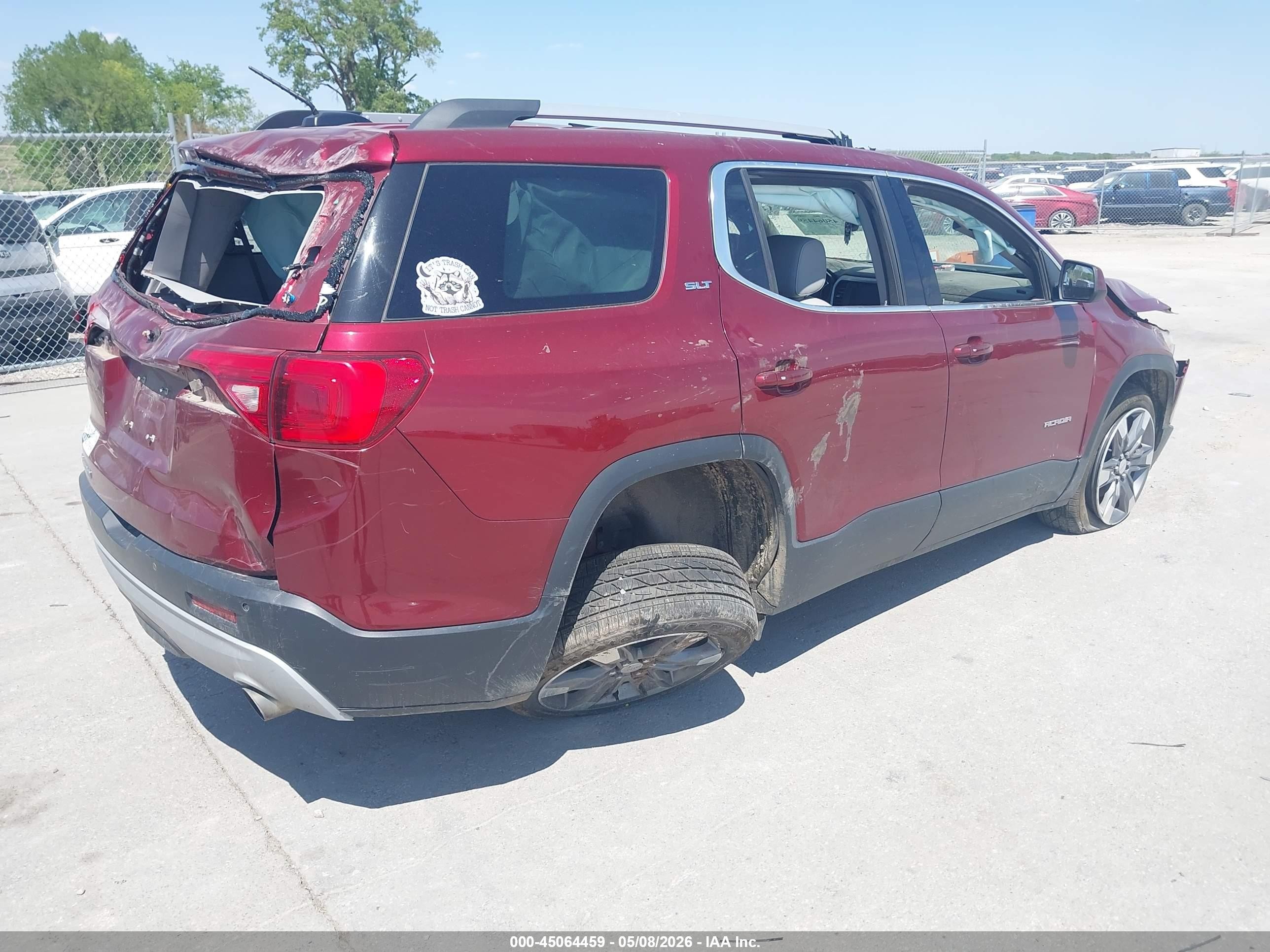 2017 Gmc Acadia Slt-2 Красный vin: 1GKKNNLSXHZ289193