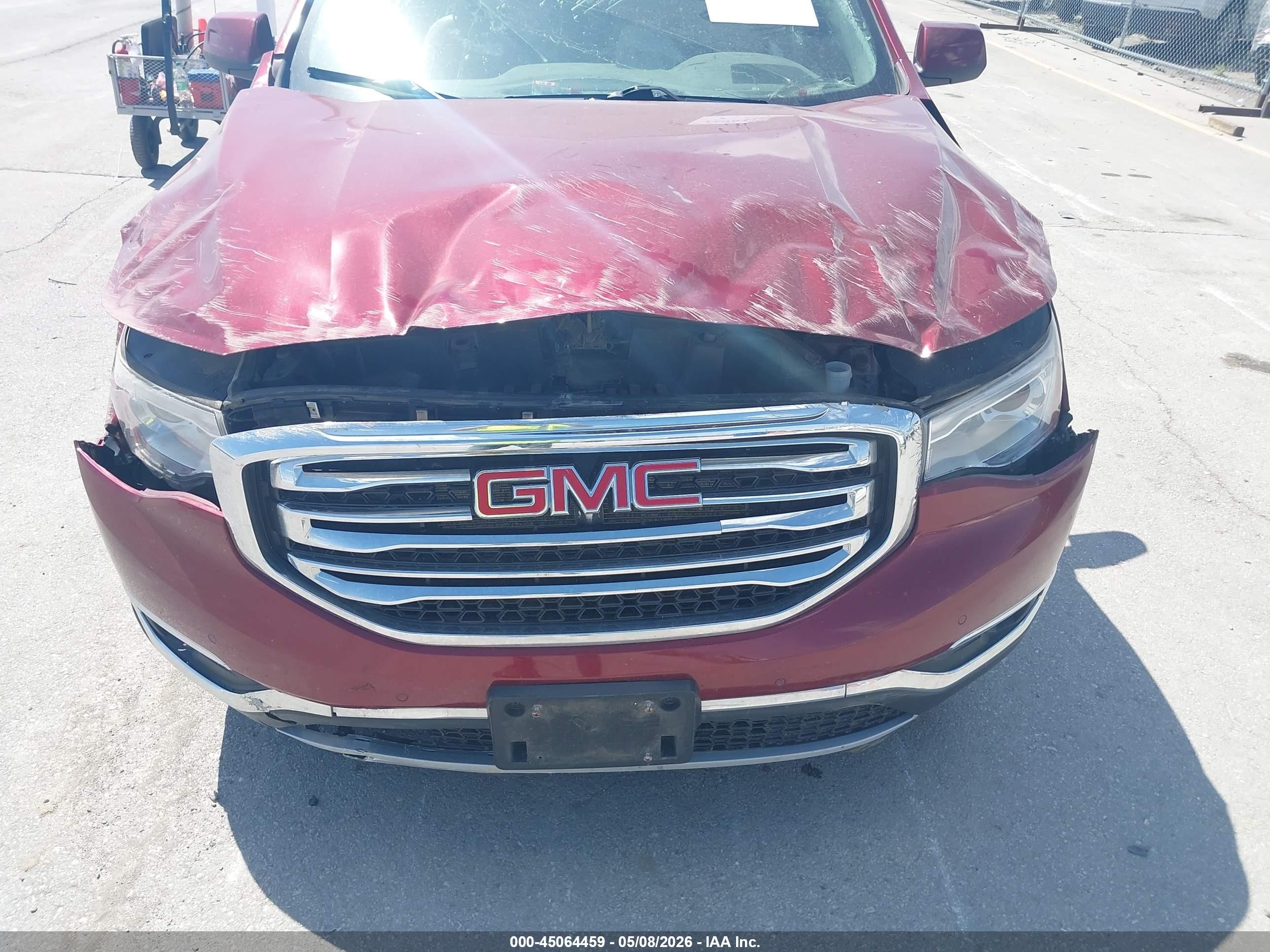 2017 Gmc Acadia Slt-2 Красный vin: 1GKKNNLSXHZ289193