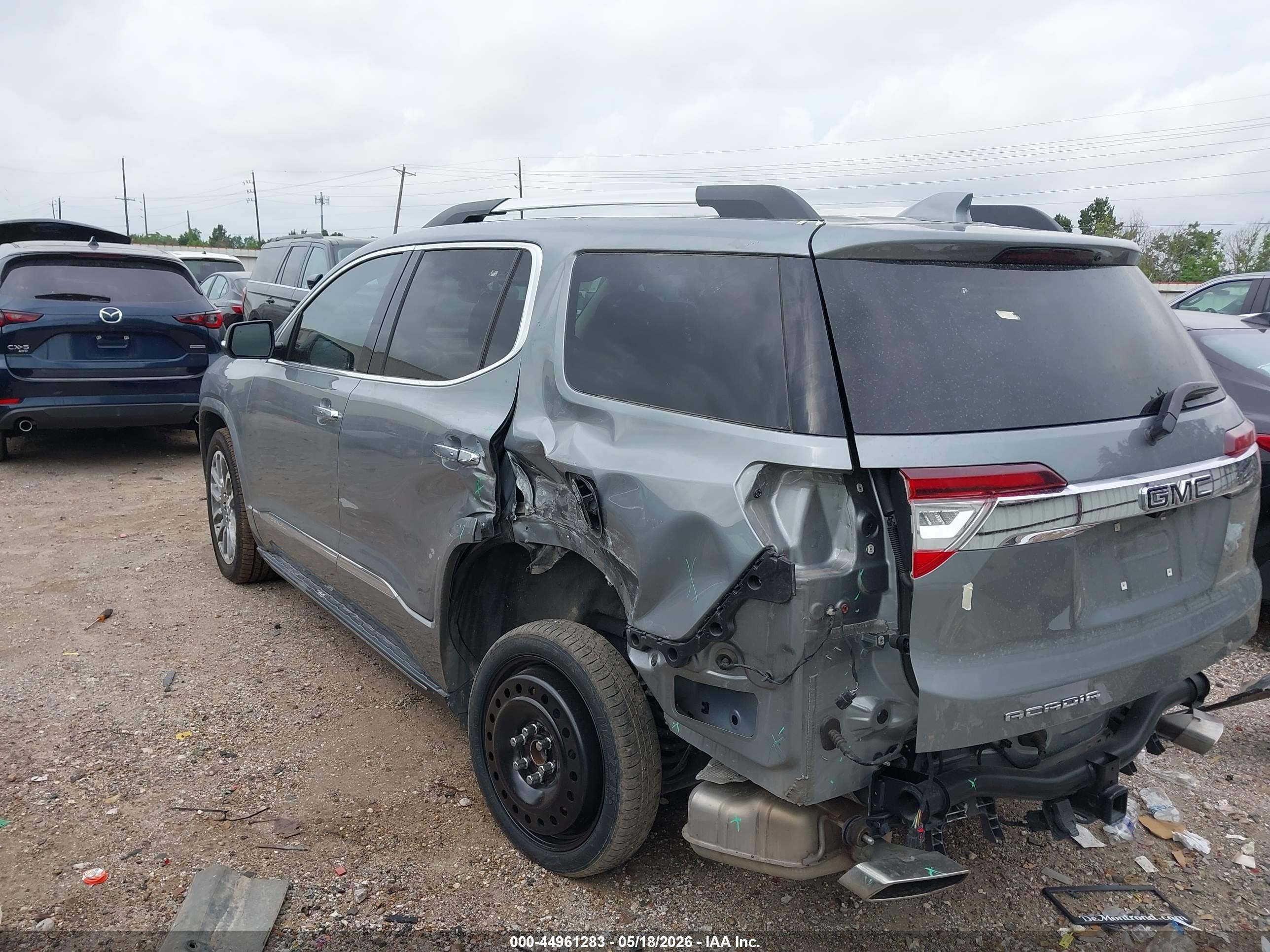 2023 Gmc Acadia Fwd Denali Серый vin: 1GKKNPL42PZ157167