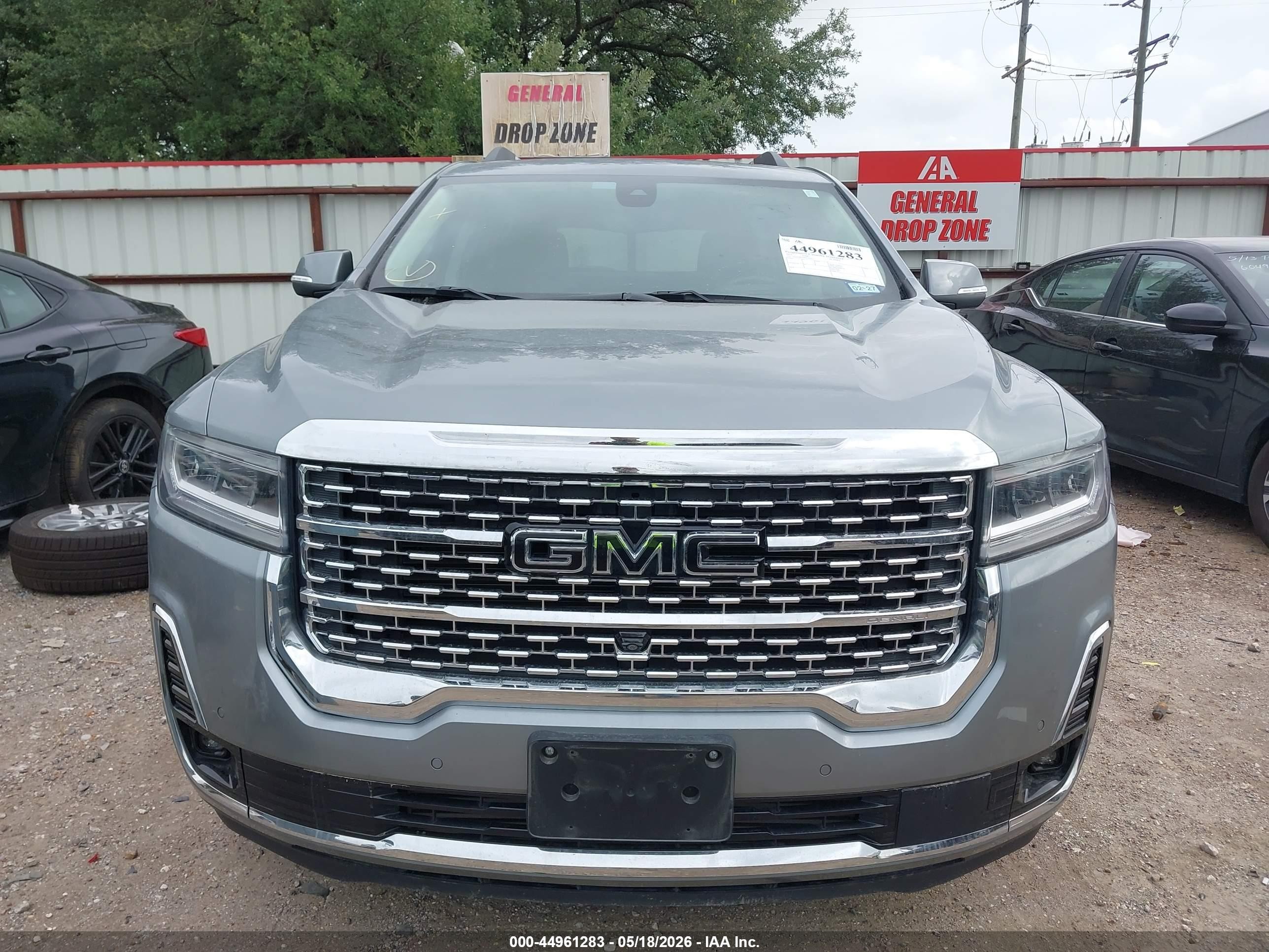 2023 Gmc Acadia Fwd Denali Серый vin: 1GKKNPL42PZ157167