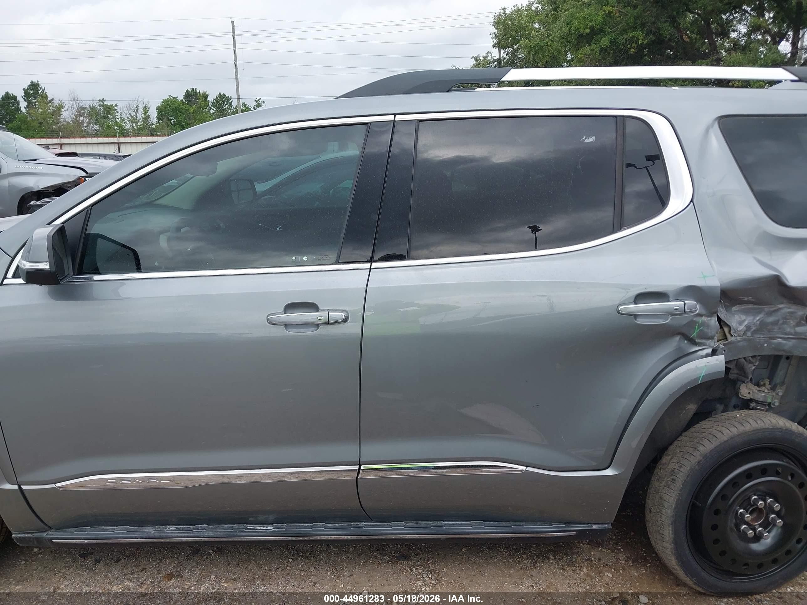 2023 Gmc Acadia Fwd Denali Серый vin: 1GKKNPL42PZ157167