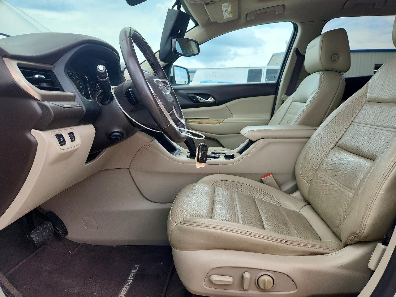 2018 Gmc Acadia Denali White vin: 1GKKNPLS1JZ150040
